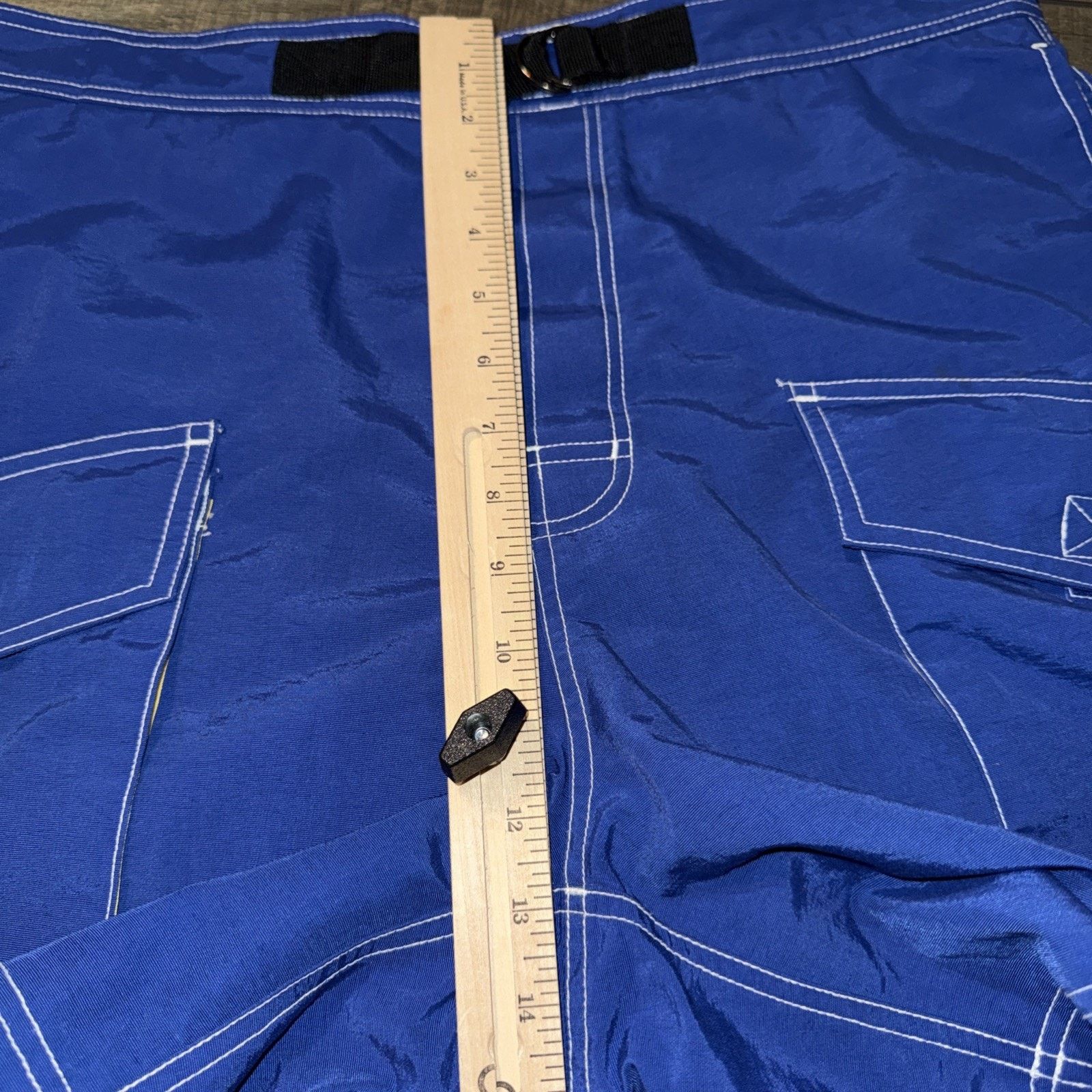 Tommy Hilfiger Y2K Tommy Hilfiger Tommy Trunks Sz L Blue Cargo Pocket EUC Size US 34 / EU 50 - 12 Thumbnail