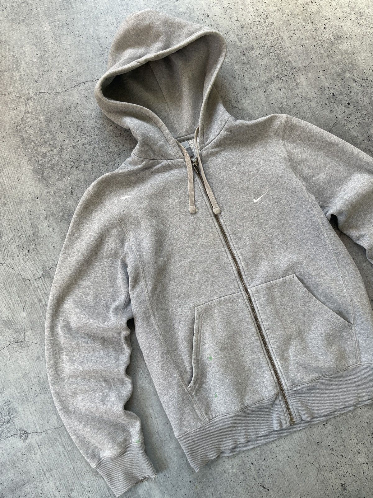 Nike × Vintage Nike Zip Hoodie distressed Vintage Y2K Oversized Streetwear Size US M / EU 48-50 / 2 - 2 Thumbnail