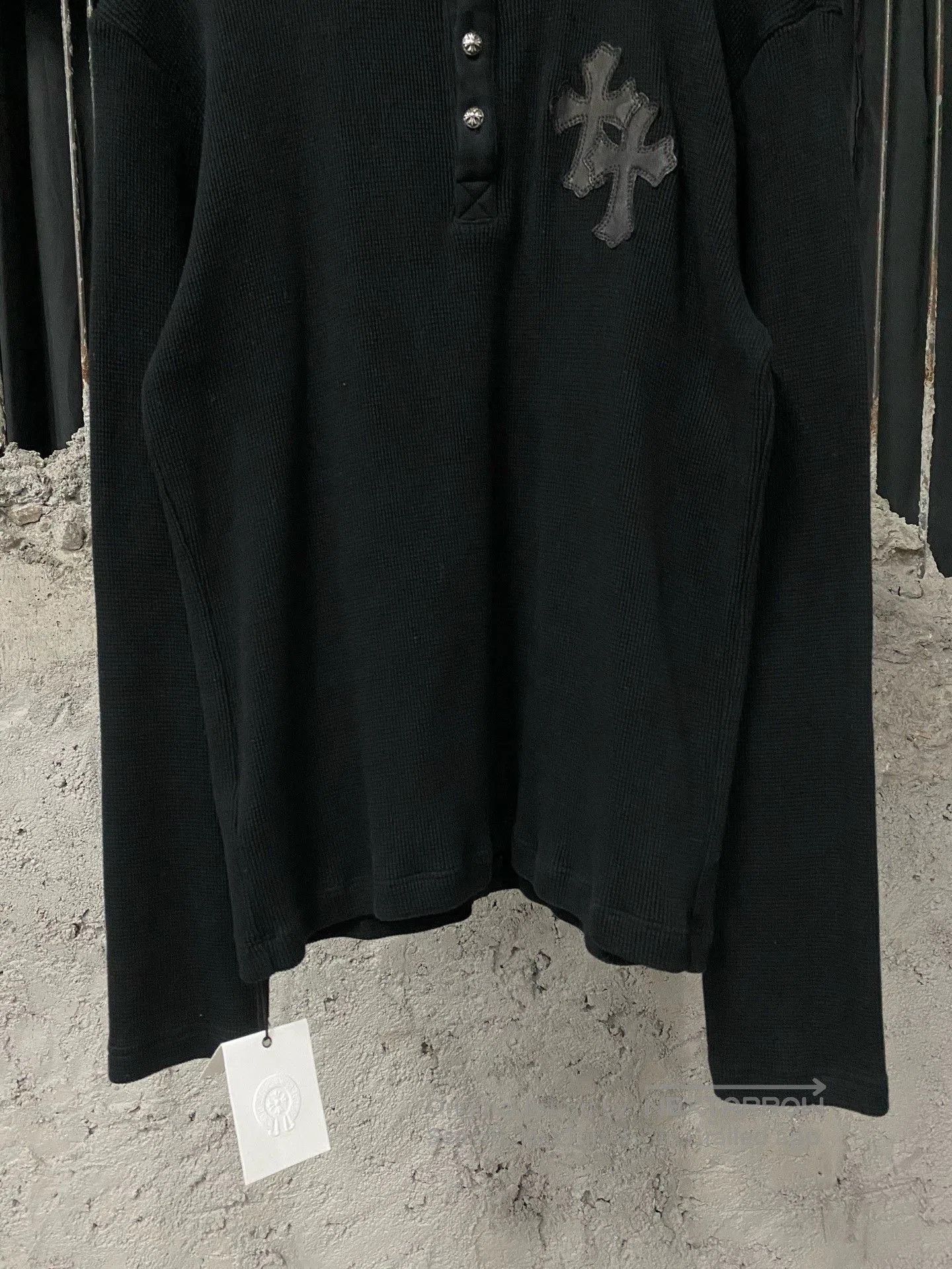 Chrome Hearts Chrome Hearts Waffle Knit Cross Long Sleeve. Size US S / EU 44-46 / 1 - 4 Thumbnail