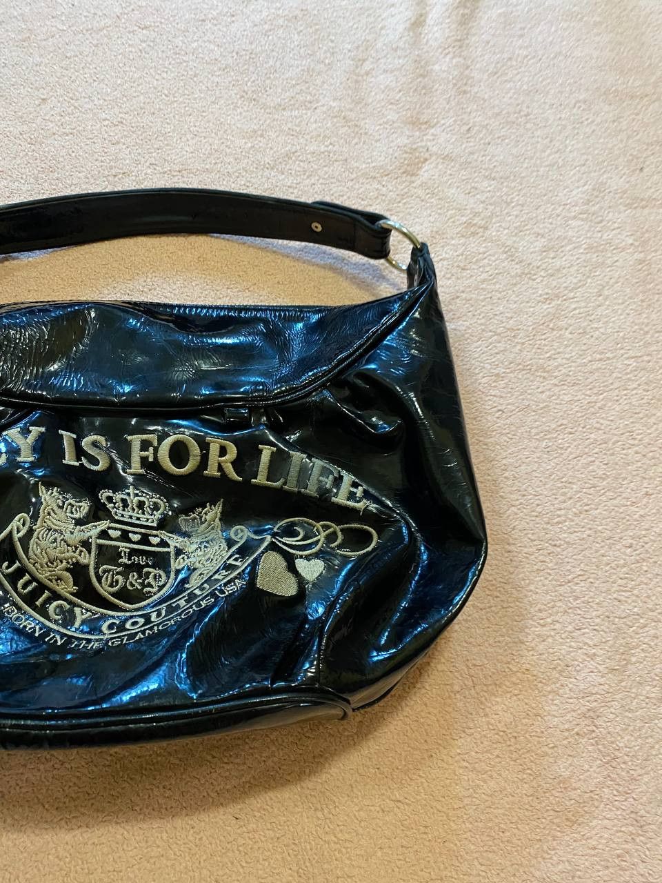 Juicy Couture Juicy couture rare vintage velour and Leather bag Size ONE SIZE - 3 Thumbnail