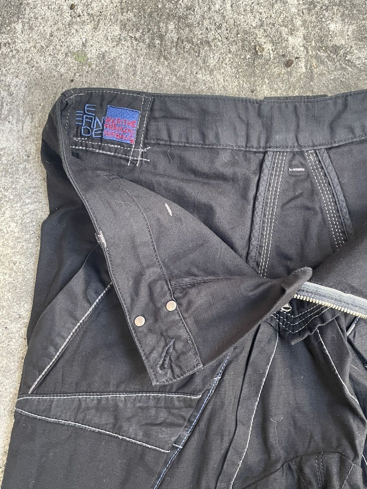 Marithe + Francois Girbaud Marithe & Francois Girbaud Drop Crotch Avant-garde Shorts Size 28" / US 6 / IT 42 - 3 Thumbnail