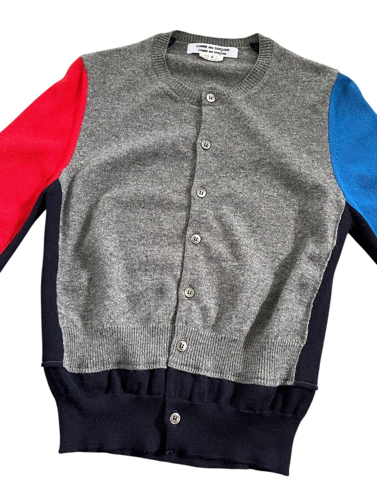 Comme des Garcons Comme des Garçons SS2007 Multicolor Hybrid Cardigan Size S / US 4 / IT 40 - 4 Thumbnail