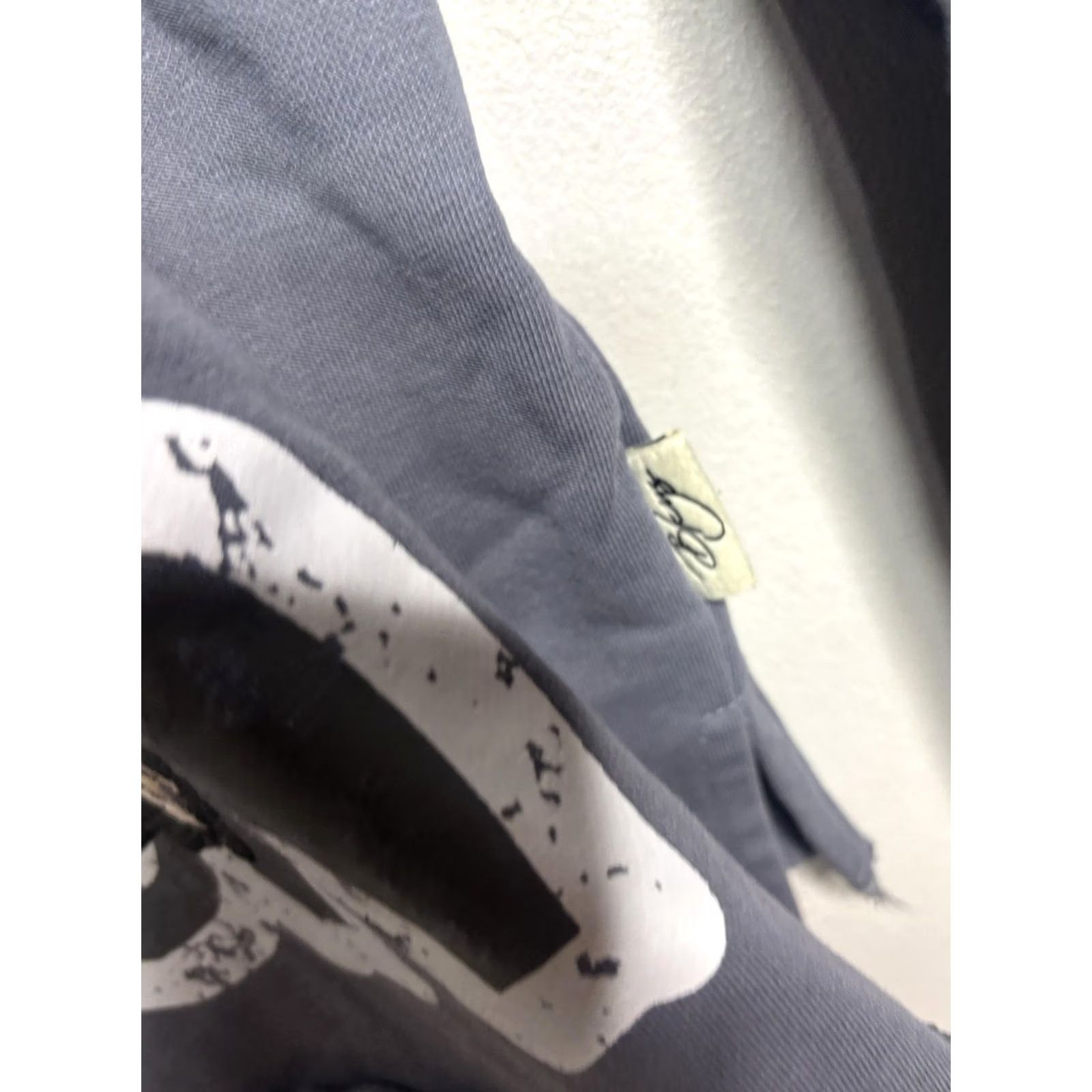 Vintage Bkeys Shirt Mens Large Gray Long Sleeve Devil Graphic Distressed Raw Hem Grunge Size US L / EU 52-54 / 3 - 4 Thumbnail