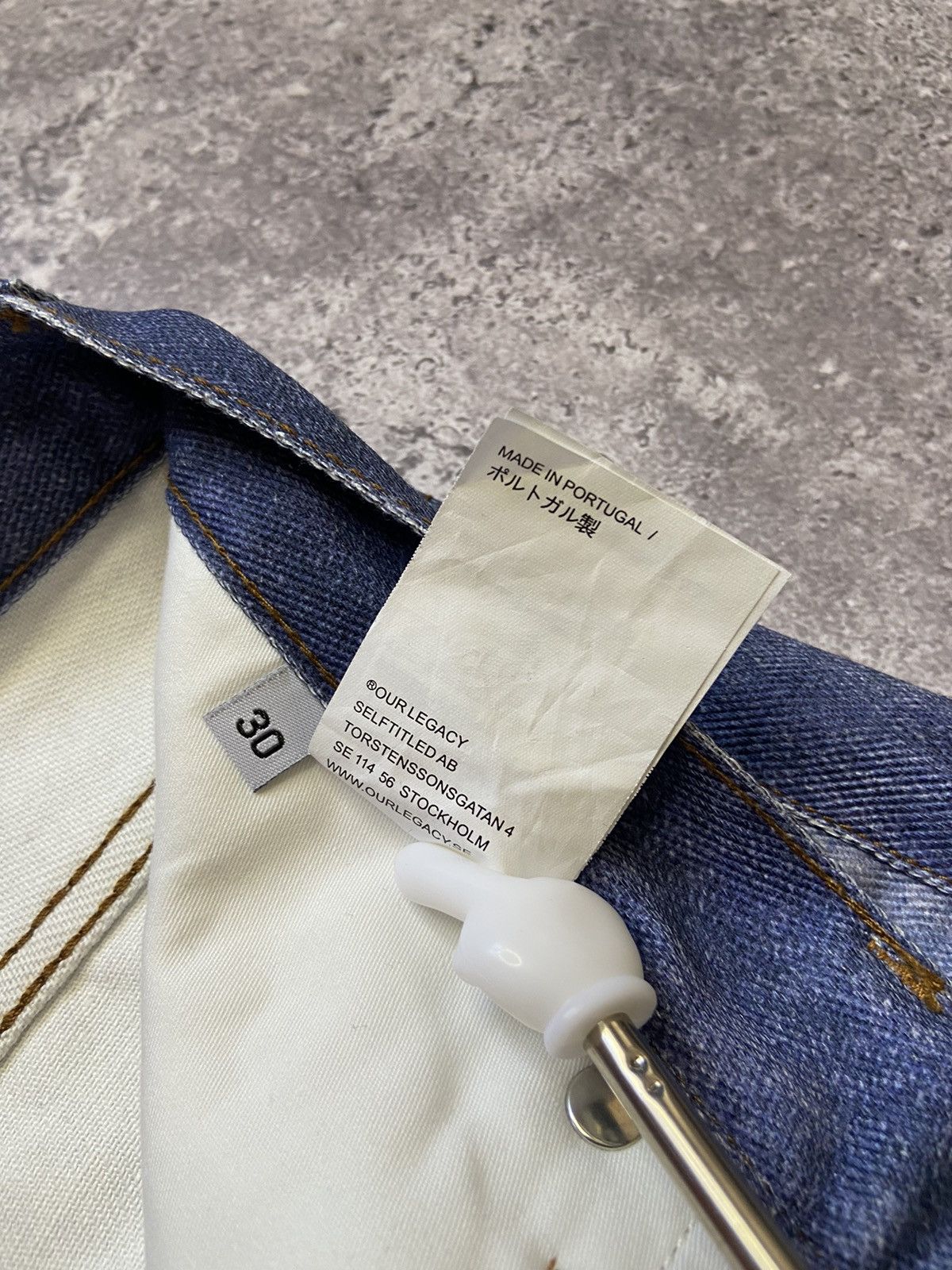 Our Legacy Our Legacy Third Cut Digital Print Denim Jeans Size US 30 / EU 46 - 9 Thumbnail