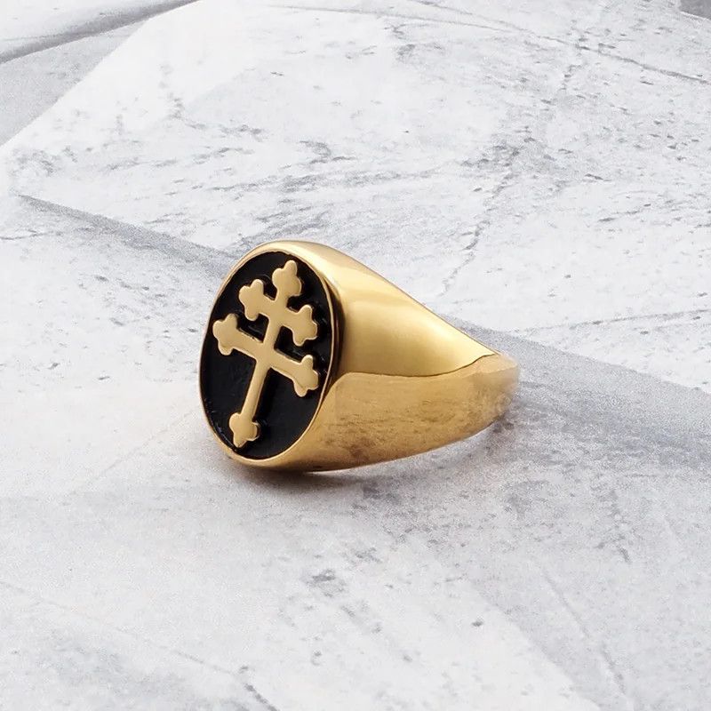 Designer × Jewelry Classic Cros Ring Size ONE SIZE - 6 Thumbnail