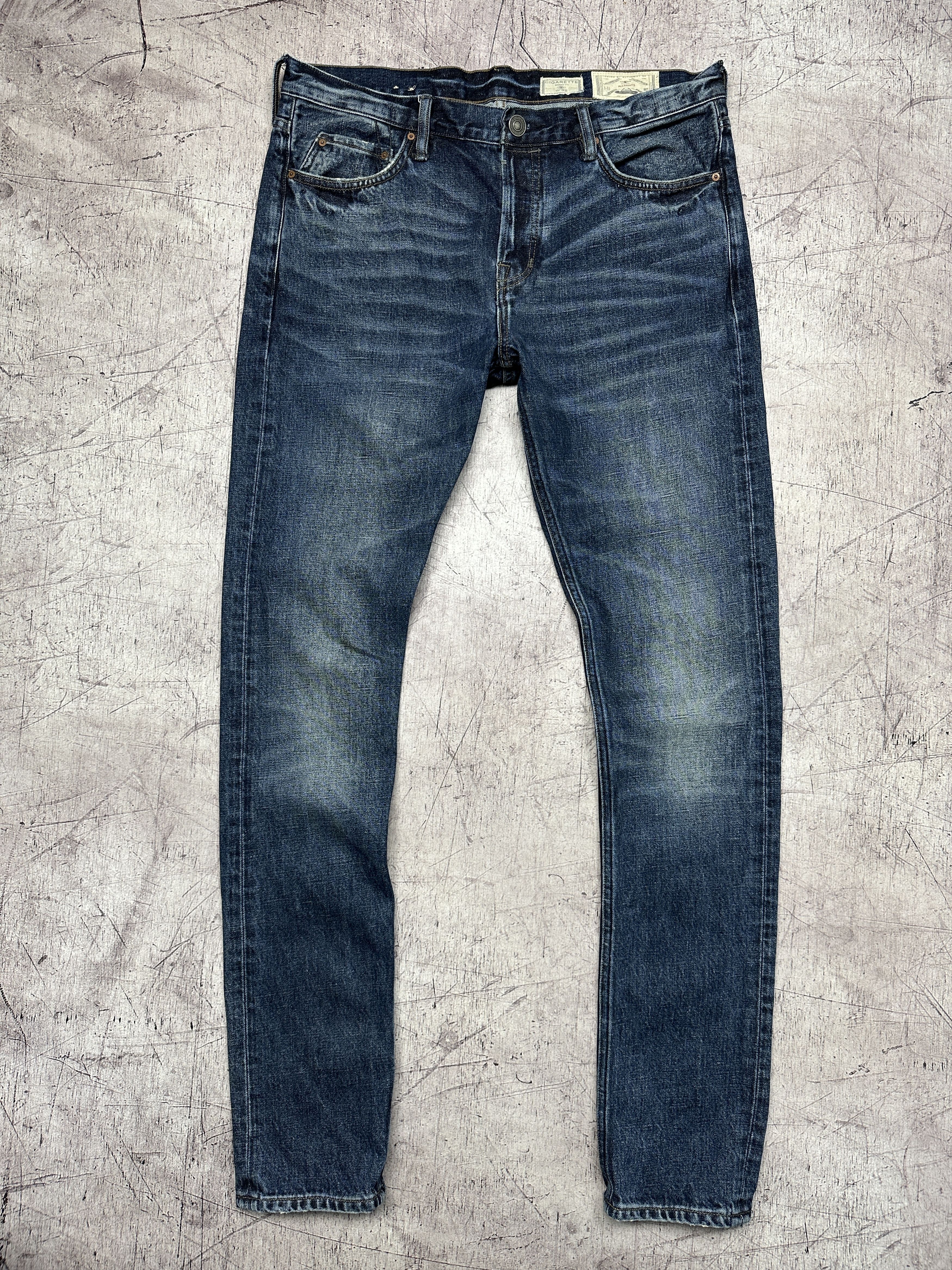 Allsaints Allsaints Mens Nash Cigarette Denim Pants Jeans Size US 32 / EU 48 - 1 Thumbnail