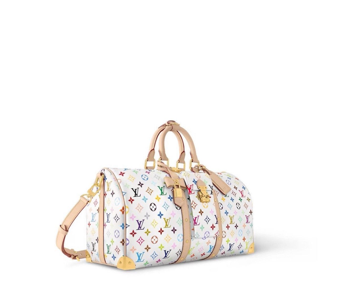 Louis Vuitton × Takashi Murakami Louis Vuitton x Takashi Murakami Keepall Bandouliere 45 Size ONE SIZE - 1 Thumbnail