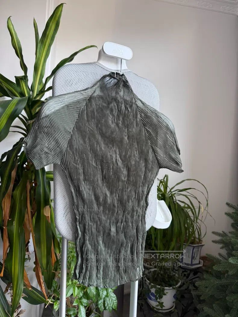 Issey Miyake Issey Miyake size:one size Wicker See-Through Short-Sleeve Size XXS / US 00 / IT 34 - 2 Thumbnail