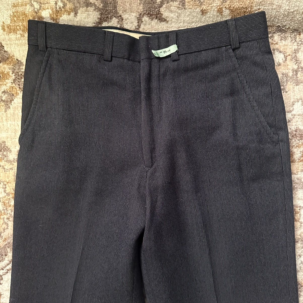 Vintage VTG 70s Men’s Custom Made Wool Pants Trousers Half Lined Size US 28 / EU 44 - 2 Thumbnail