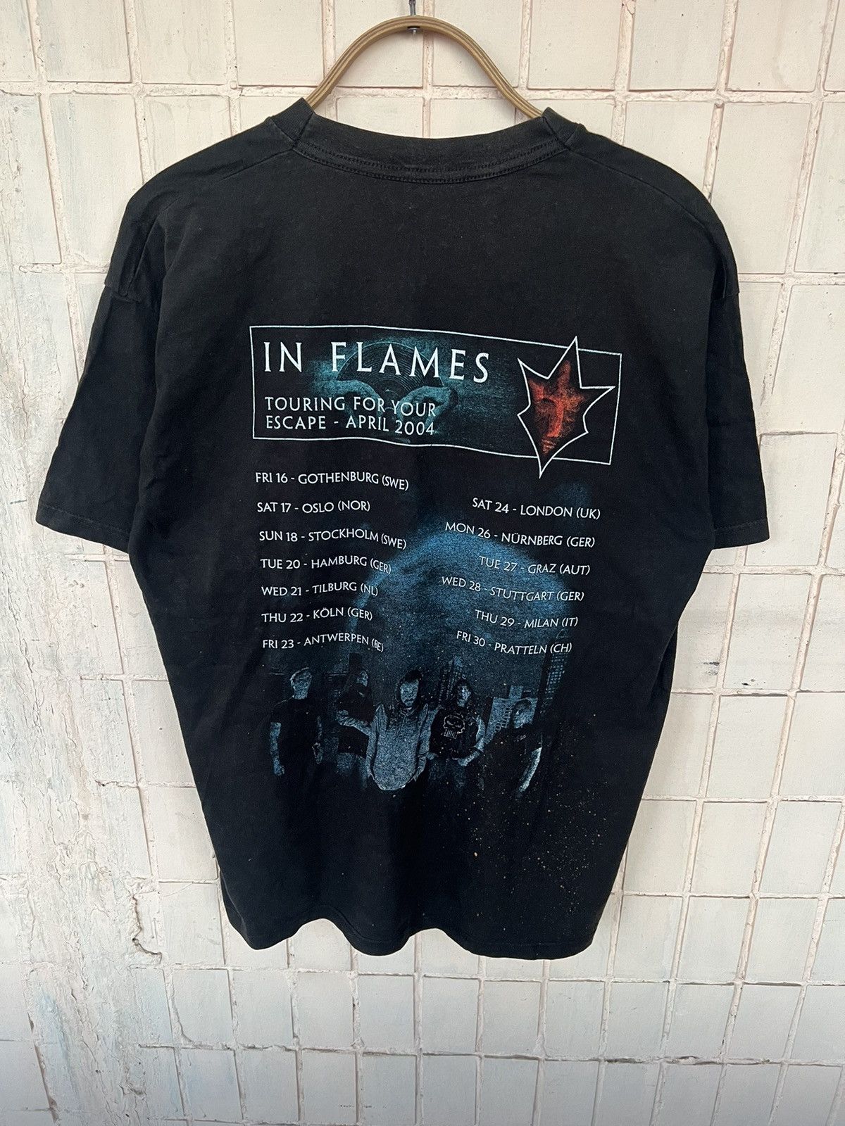 Vintage Vintage 2004 In Flames tour shirt Soundtrack to Your Escape Size US L / EU 52-54 / 3 - 11 Thumbnail