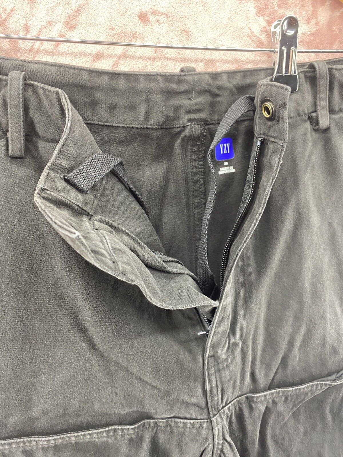 Gap × Kanye West YEEZY Gap by Balenciaga Sateen Cargo Pants Black 36 Size US 36 / EU 52 - 4 Thumbnail