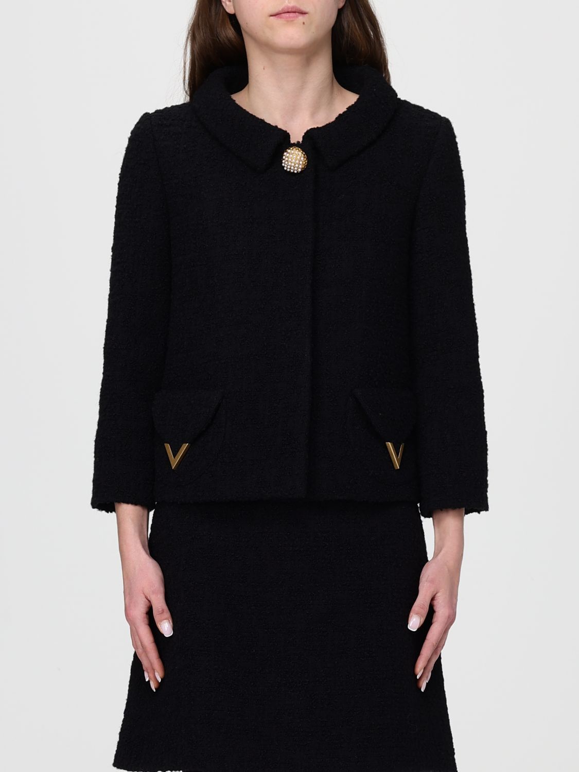 Valentino Valentino Jacket Woman Black Size S / US 4 / IT 40 - 1 Thumbnail
