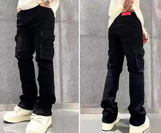Japanese Brand Slim Fitting Straight Cargo Pant Size US 32 / EU 48 - 4 Thumbnail