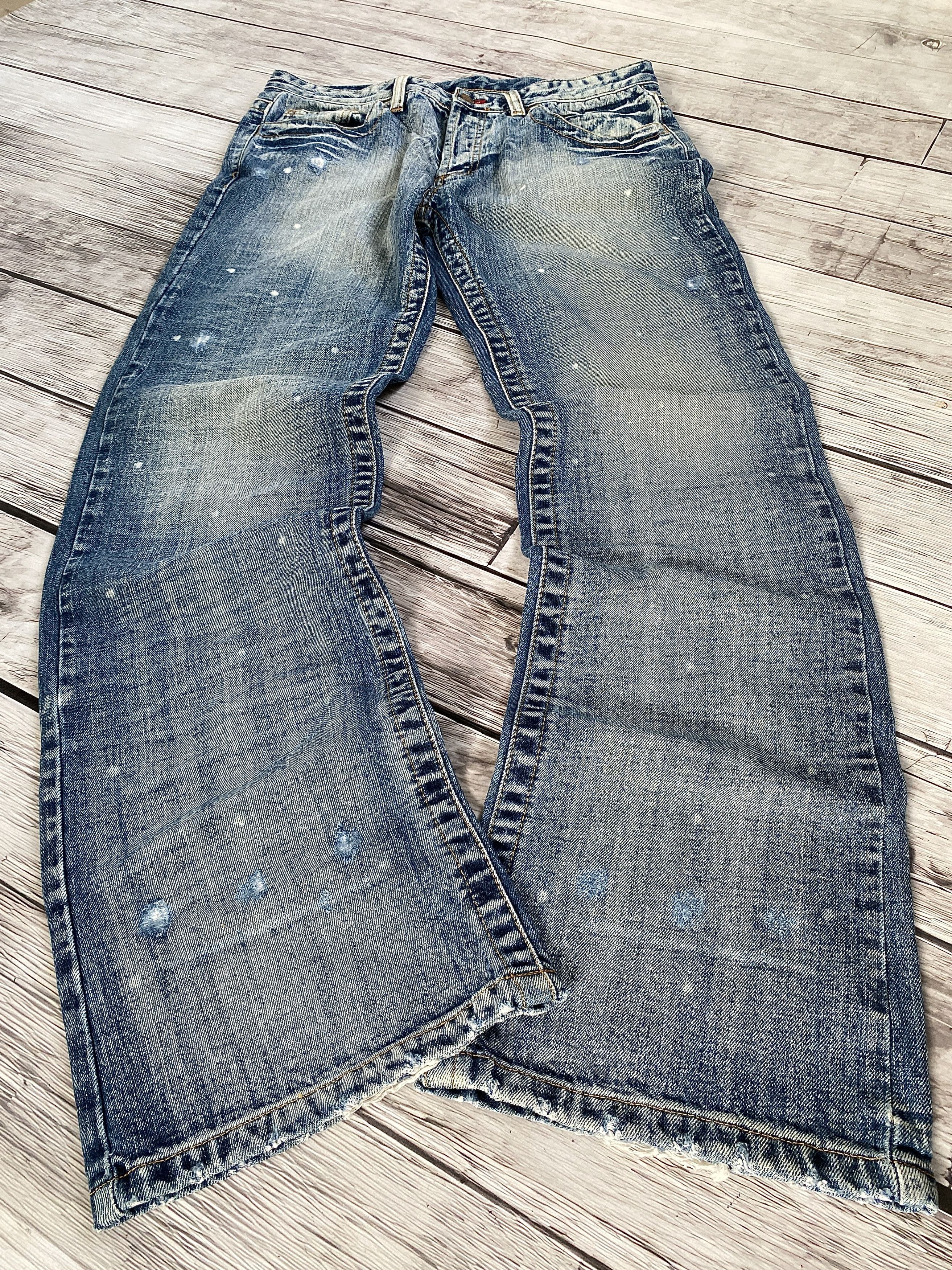 Hysteric Glamour × Japanese Brand 💥 HYSTERIC GLAMOUR BALENCIAGA STYLE JAPANESE JEANS Size US 32 / EU 48 - 2 Thumbnail