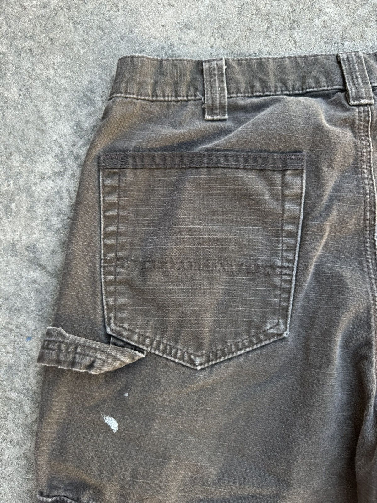 Carhartt × Vintage Vintage Carhartt B342 Green Double Knee Cargos Size US 33 - 7 Thumbnail
