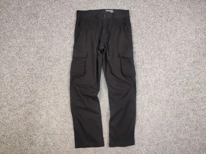 Other Vintage Japanese Black Pocket Casual Cargo Pants Y2K Style Size US 36 / EU 52 - 13 Thumbnail