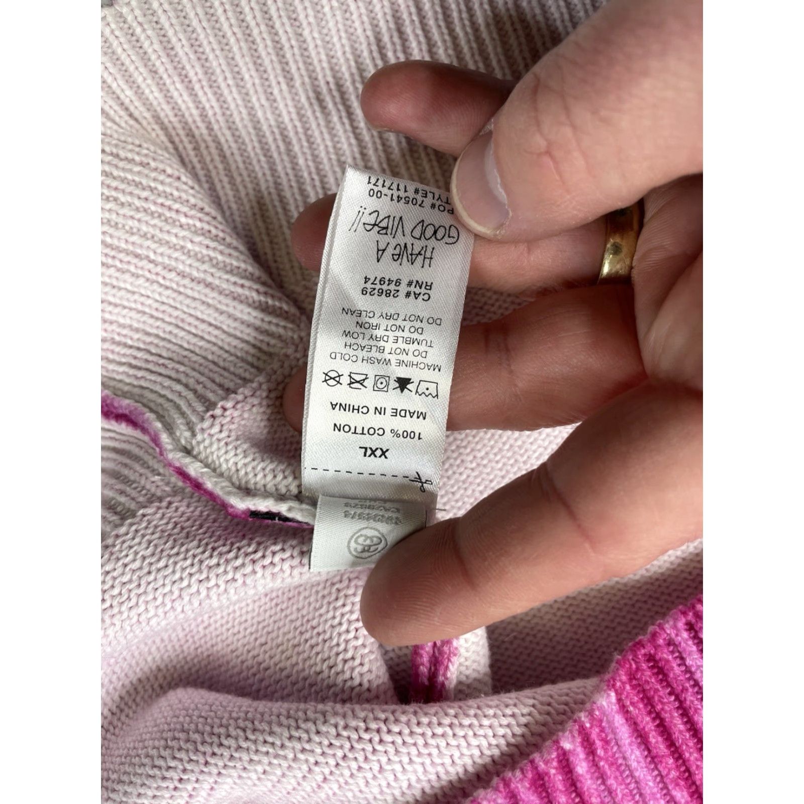 Vintage STUSSY RARE Printed Fur Crew Neck Sweater Pink Cotton Men’s XXL Size US XXL / EU 58 / 5 - 7 Thumbnail