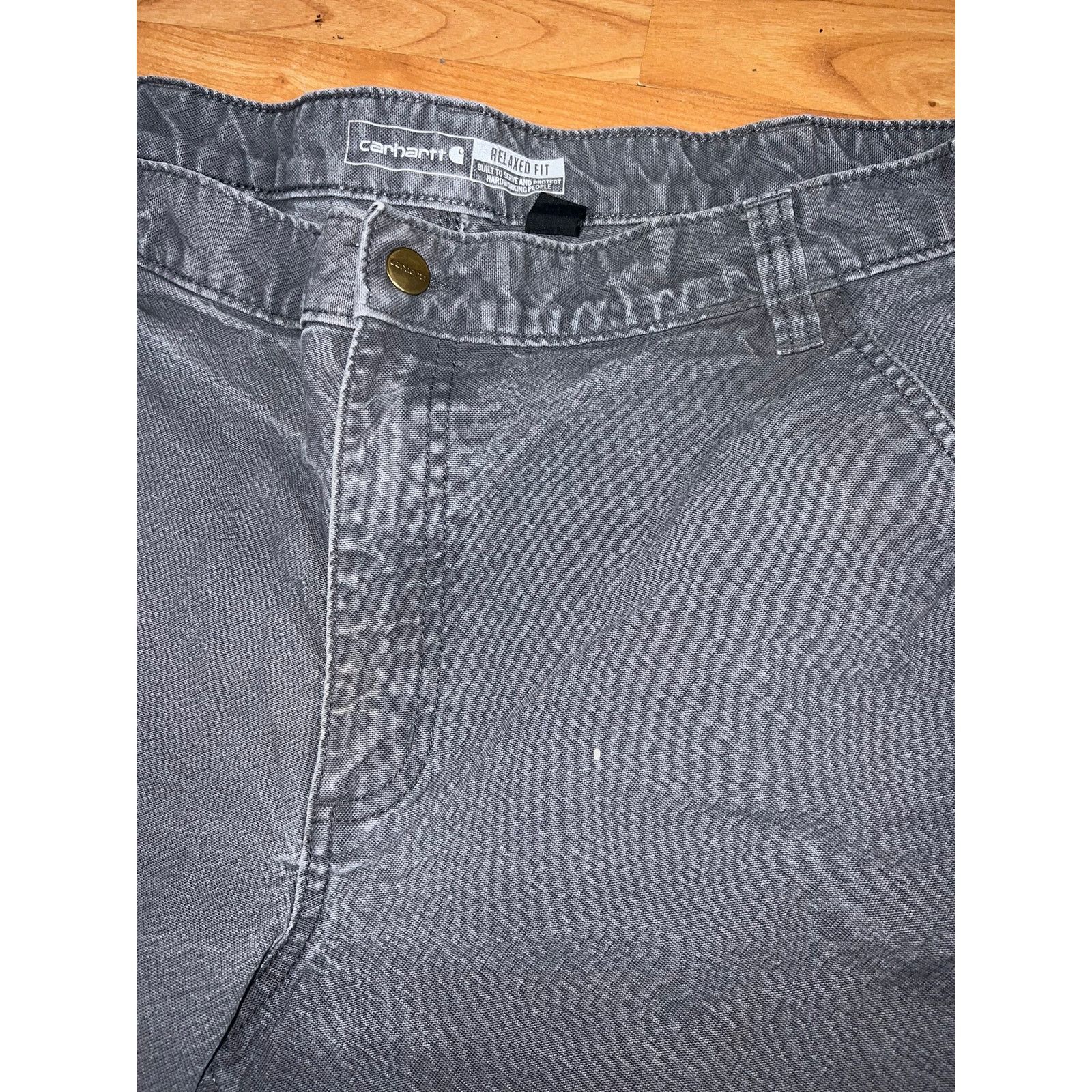 Carhartt Carhartt Gray Shorts Bottoms Workwear Work Wear Size 40 Size US 40 / EU 56 - 4 Thumbnail