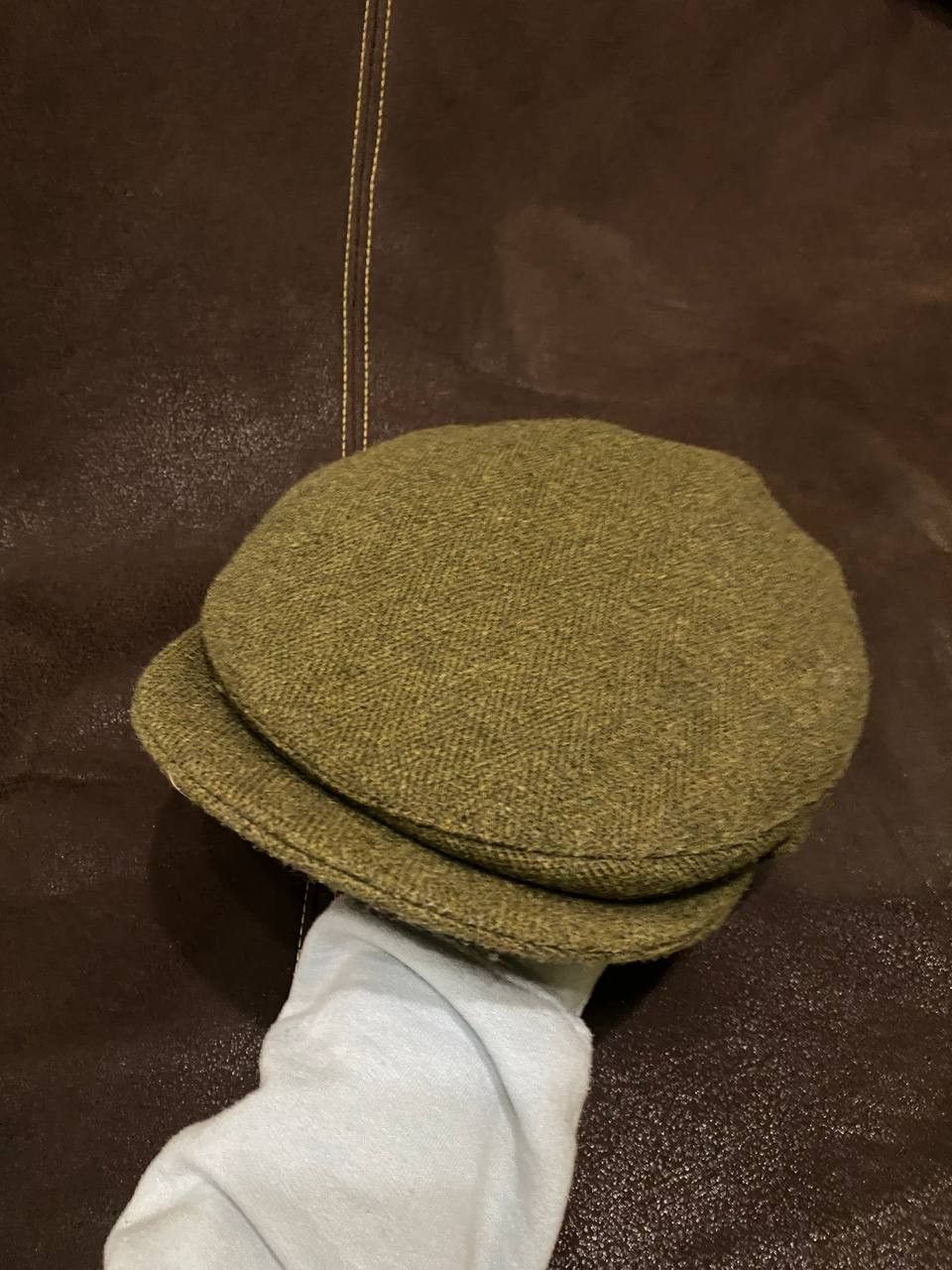 Hoggs of Fife Hoggs of Fife Cotton Cap Flat Hat Distressed fibres morven Size ONE SIZE - 1 Thumbnail