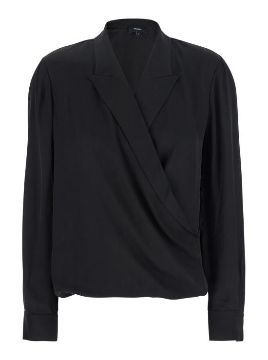 Theory THEORY Women Shirts O1102503001 Black Size M / US 6-8 / IT 42-44 - 1 Thumbnail