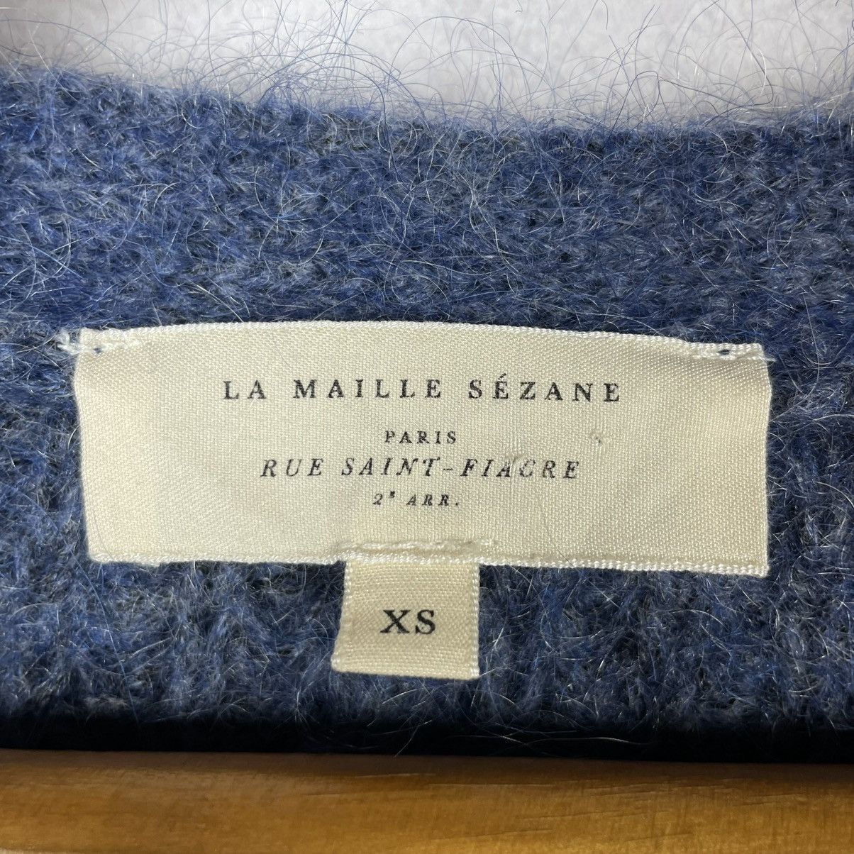 Sezane Sezane Kid Mohair Merino Wool Achille Cardigan Sweater Size XS / US 0-2 / IT 36-38 - 6 Thumbnail