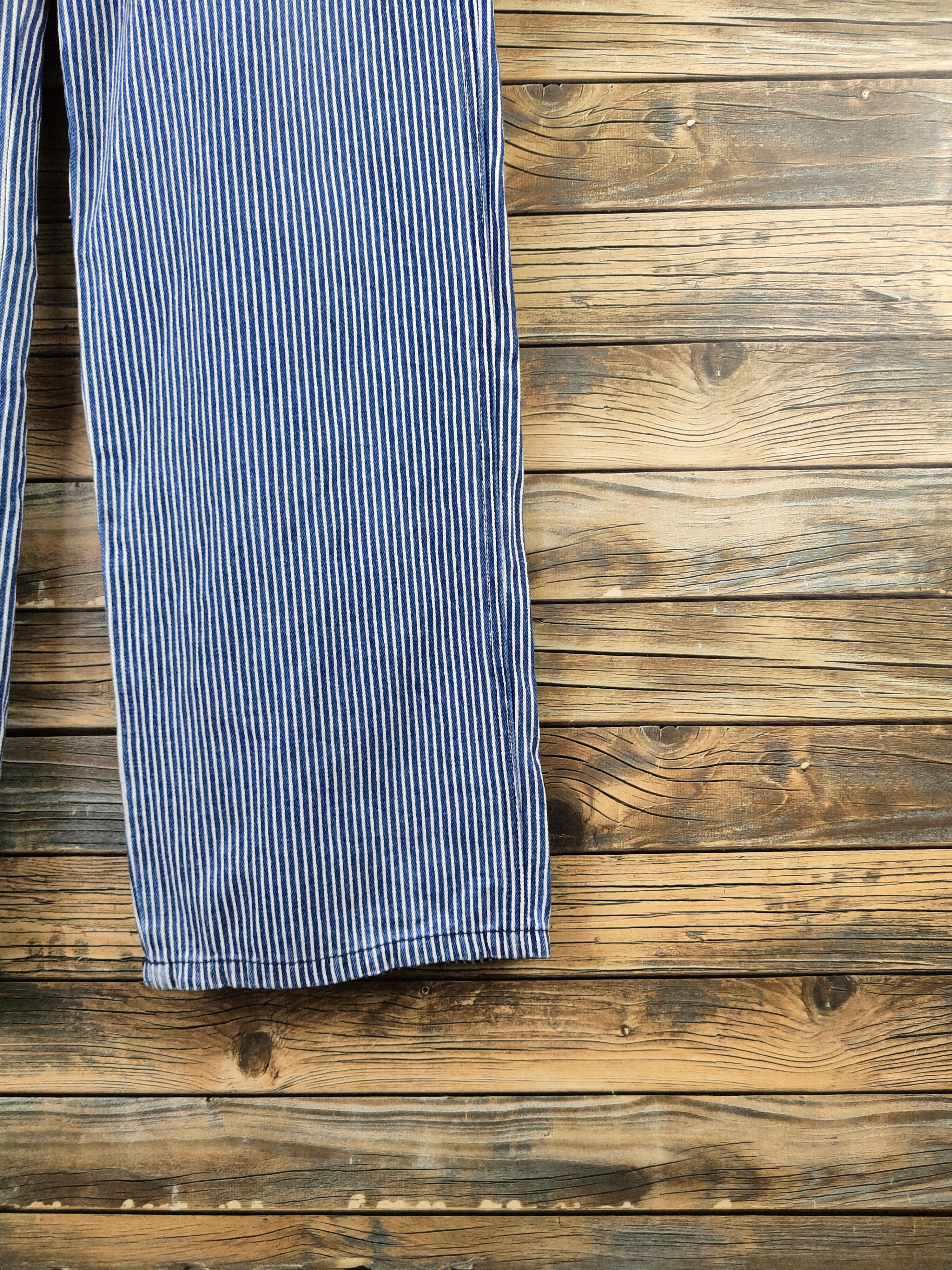 Japanese Brand Mini Valman Blue White Multipocket Jumpsuits #S2929 Size 28" / US 6 / IT 42 - 12 Thumbnail