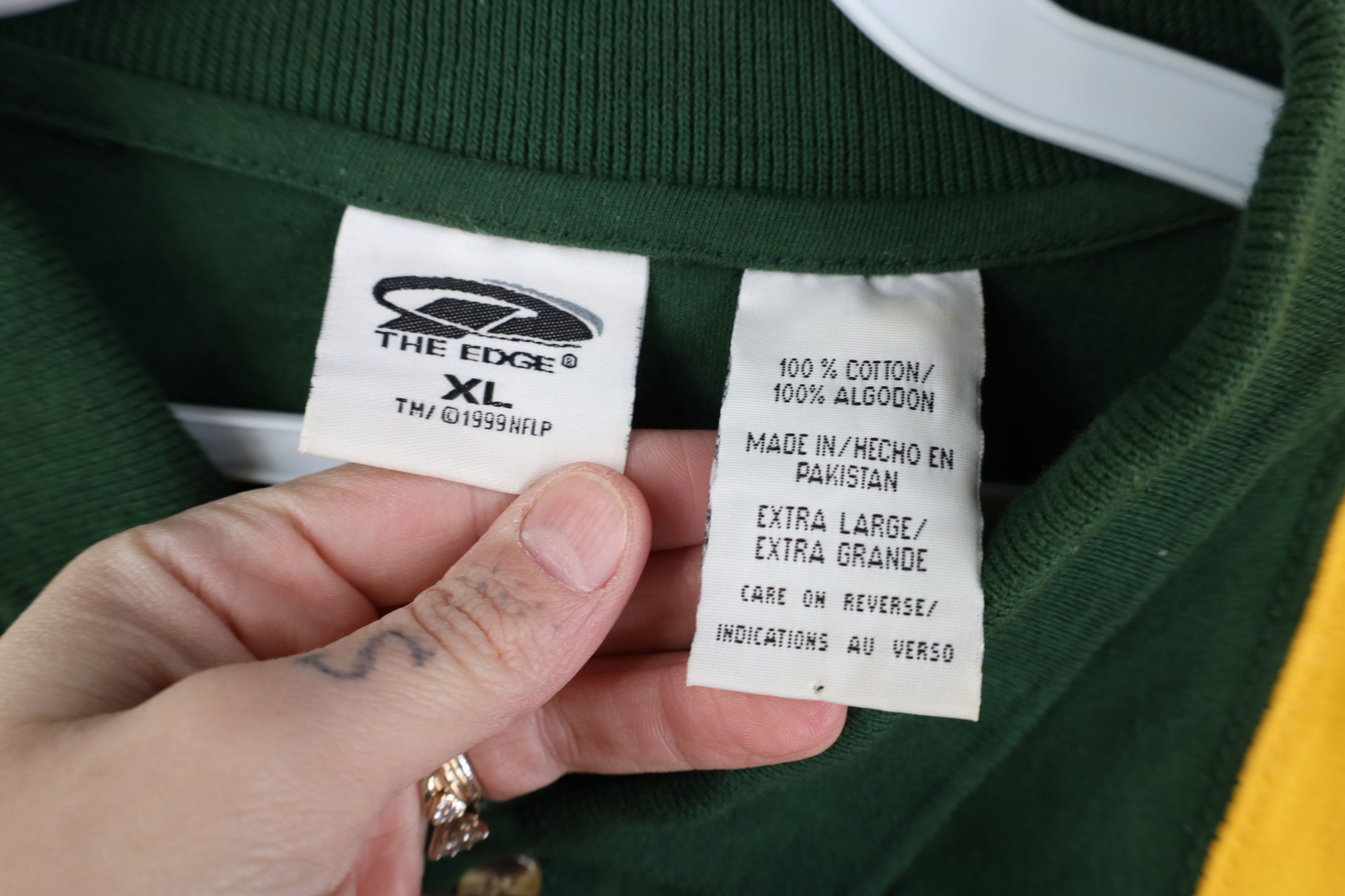 Vintage Vintage 90s Green Bay Packers Long Sleeve Polo Shirt Size US XL / EU 56 / 4 - 7 Thumbnail