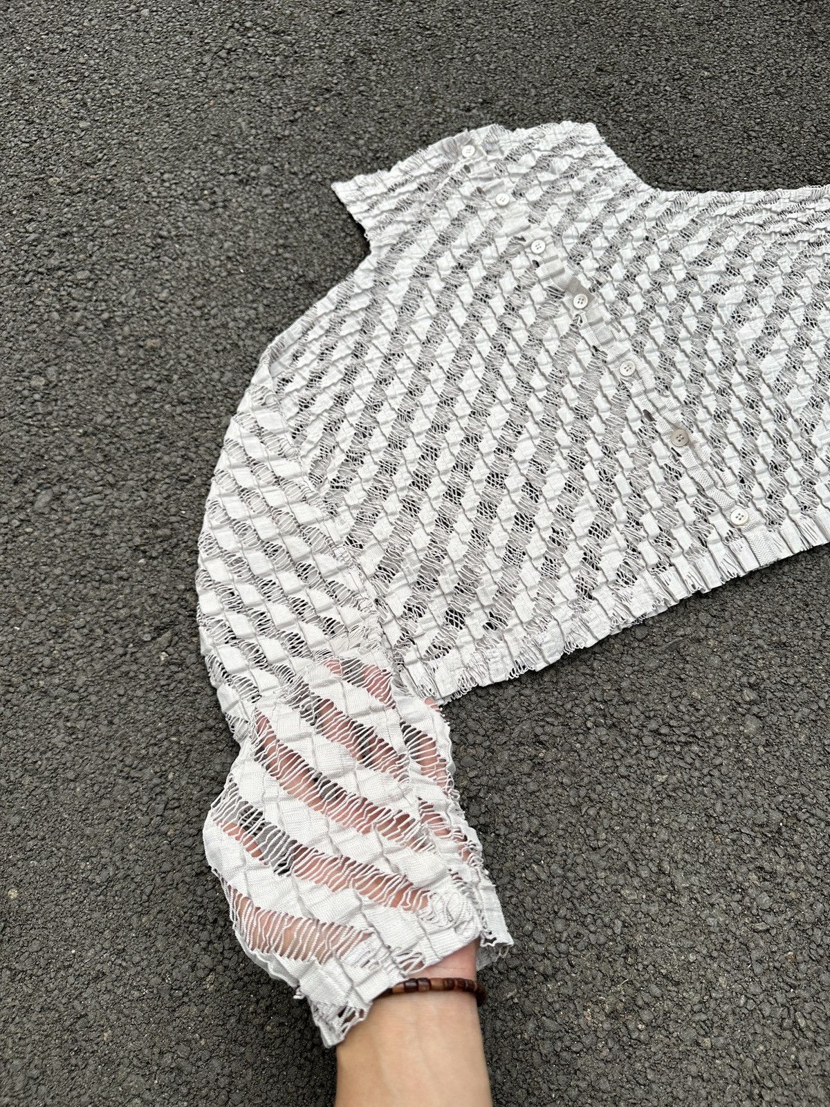 Pleats Please Issey Miyake RARE ISSEY MIYAKE ME JAPAN PERFORATED NET MESH WOMEN Size ONE SIZE - 2 Thumbnail