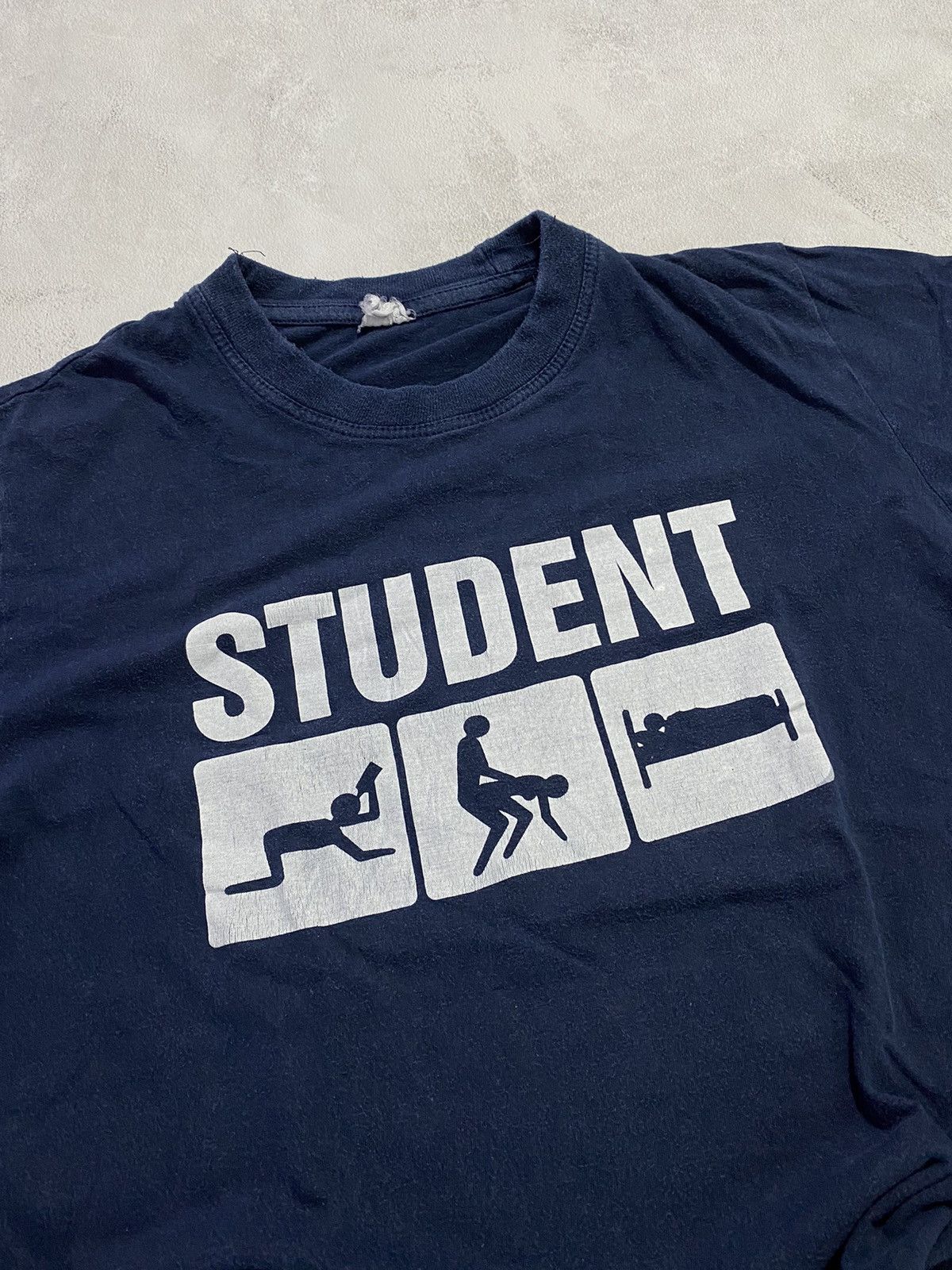 Vintage Vintage 90s Y2K Humor Tee T-Shirt DRINK-SEX-SLEEP Size US S / EU 44-46 / 1 - 2 Thumbnail