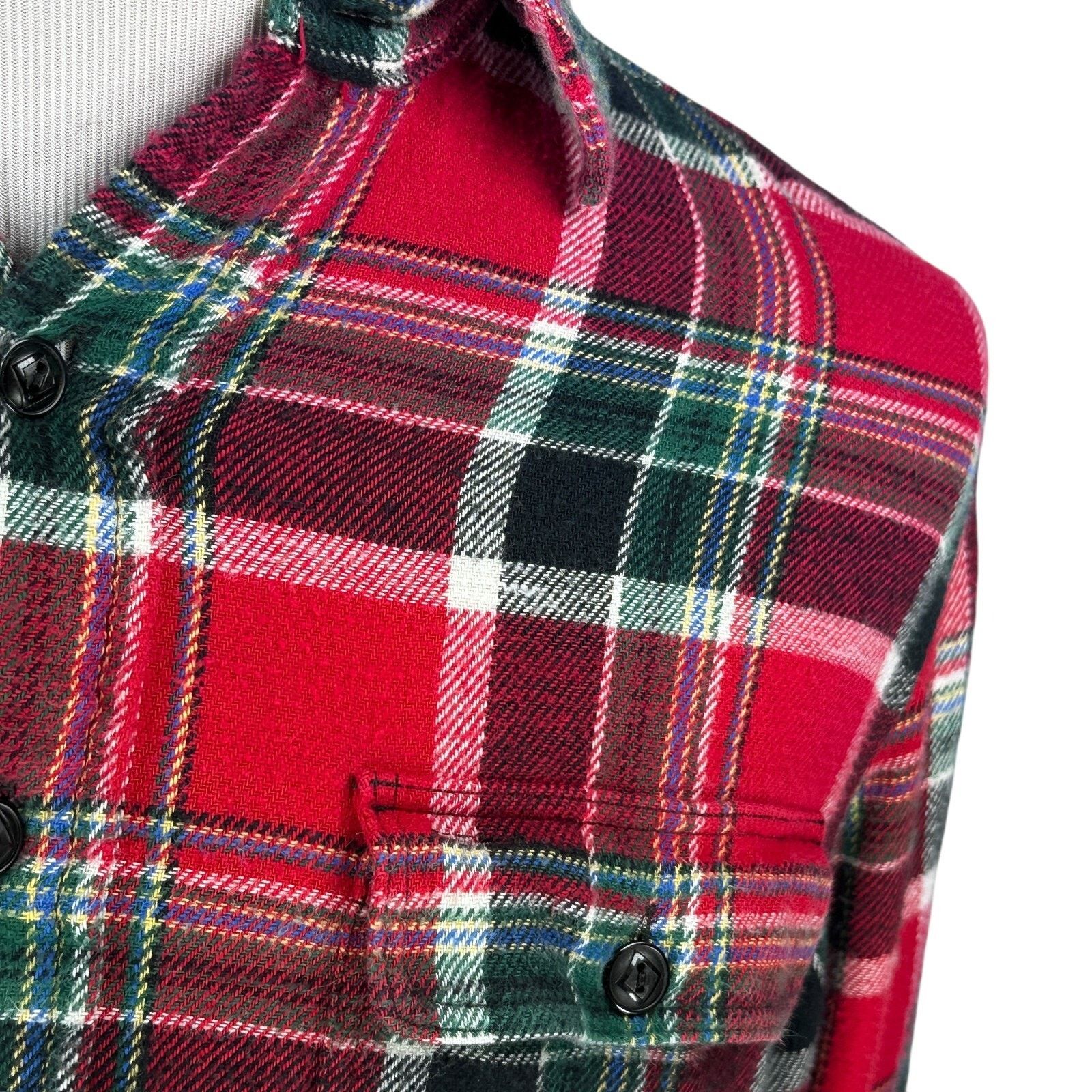 Polo Ralph Lauren Polo Ralph Lauren Flannel Shirt Men's Large Red Button Up Size US L / EU 52-54 / 3 - 3 Thumbnail