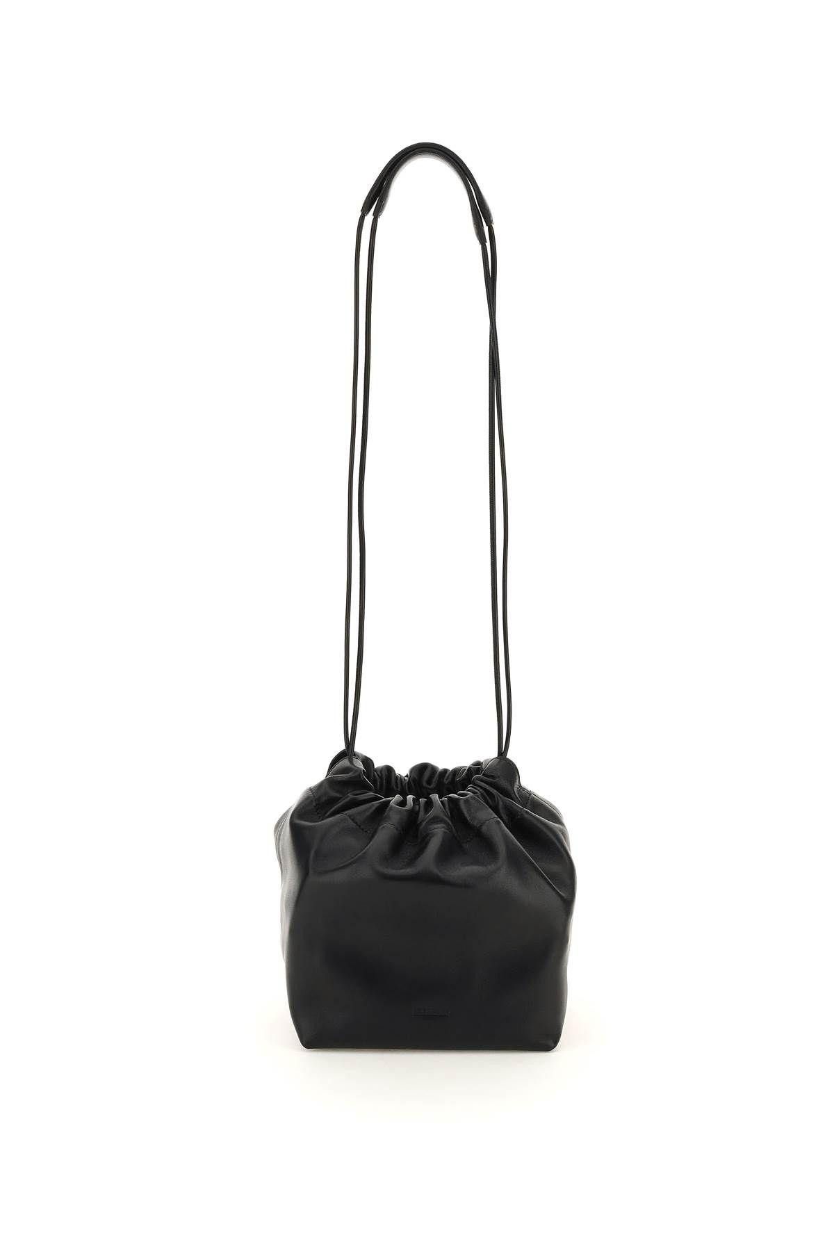 image of Jil Sander Dumpling Crossbody Bag in Black, Women's