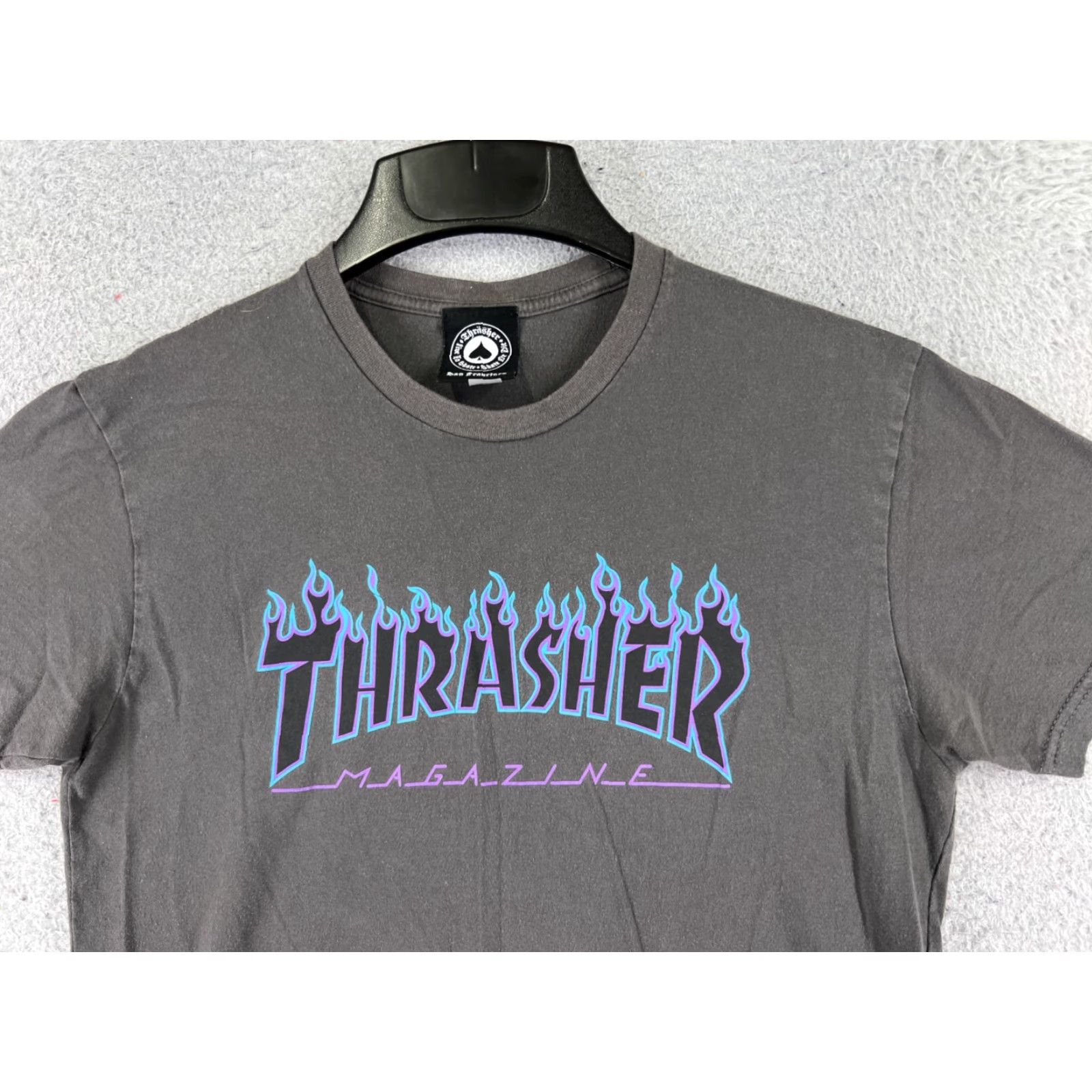 Thrasher VINTAGE Thrasher Shirt Men S Gray Short Sleeve Crew Neck Logo Streetwear 90s Concert Tee Size US S / EU 44-46 / 1 - 4 Thumbnail