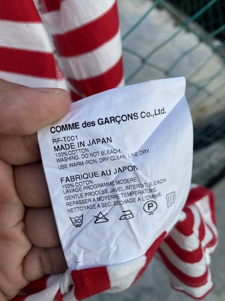 Comme des Garcons AD2010 Comme des Garcons breton striped tshirt Size S / US 4 / IT 40 - 7 Thumbnail