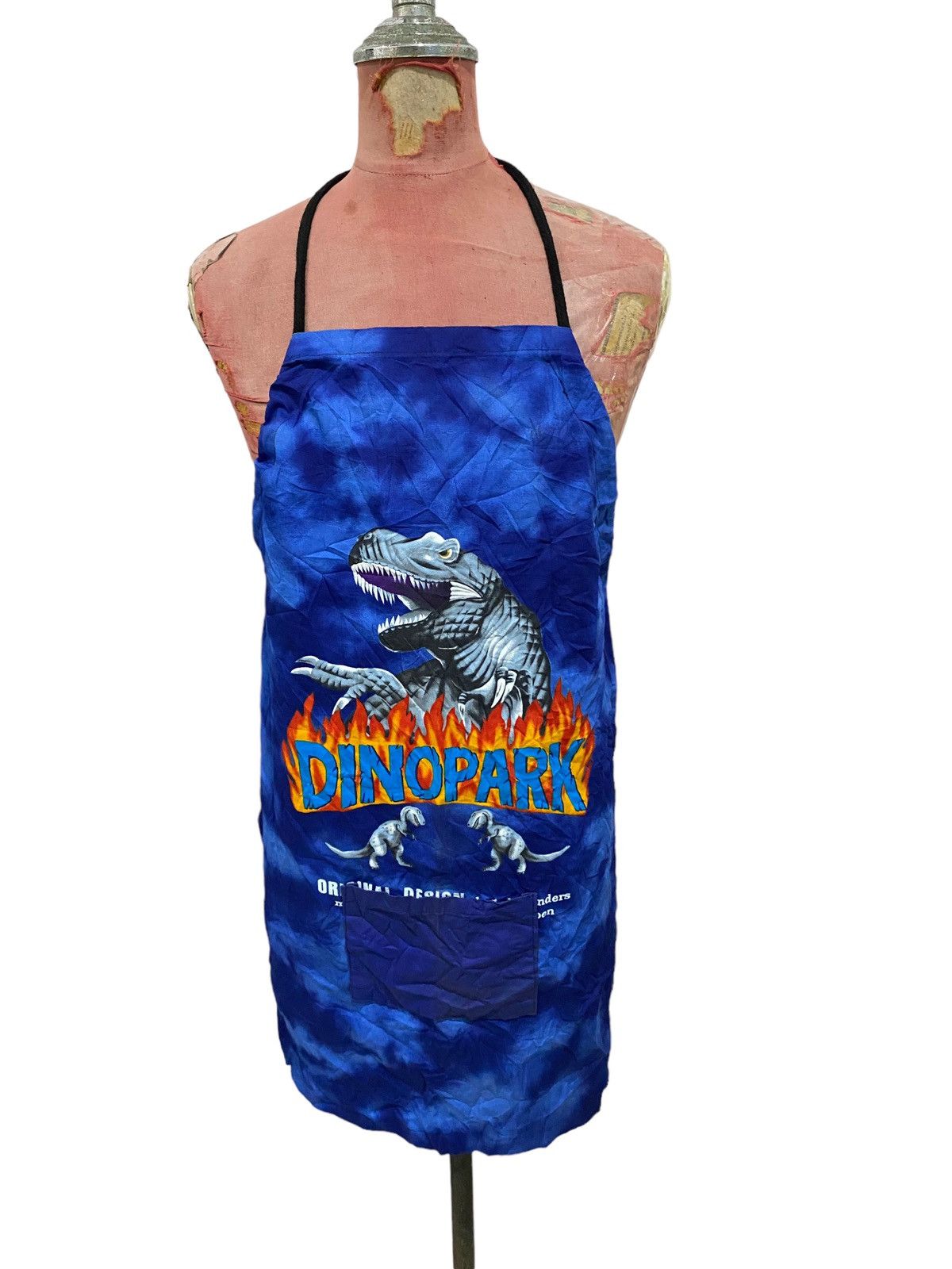 Vintage 💥DINOPARK Dinosaur T-rex nice Apron Size ONE SIZE - 3 Thumbnail