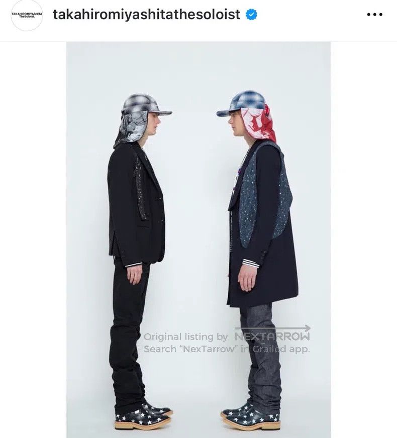 Takahiromiyashita The Soloist. Takahiromiyashita The Soloist. SS19 stitched thunder hat Size ONE SIZE - 9 Thumbnail