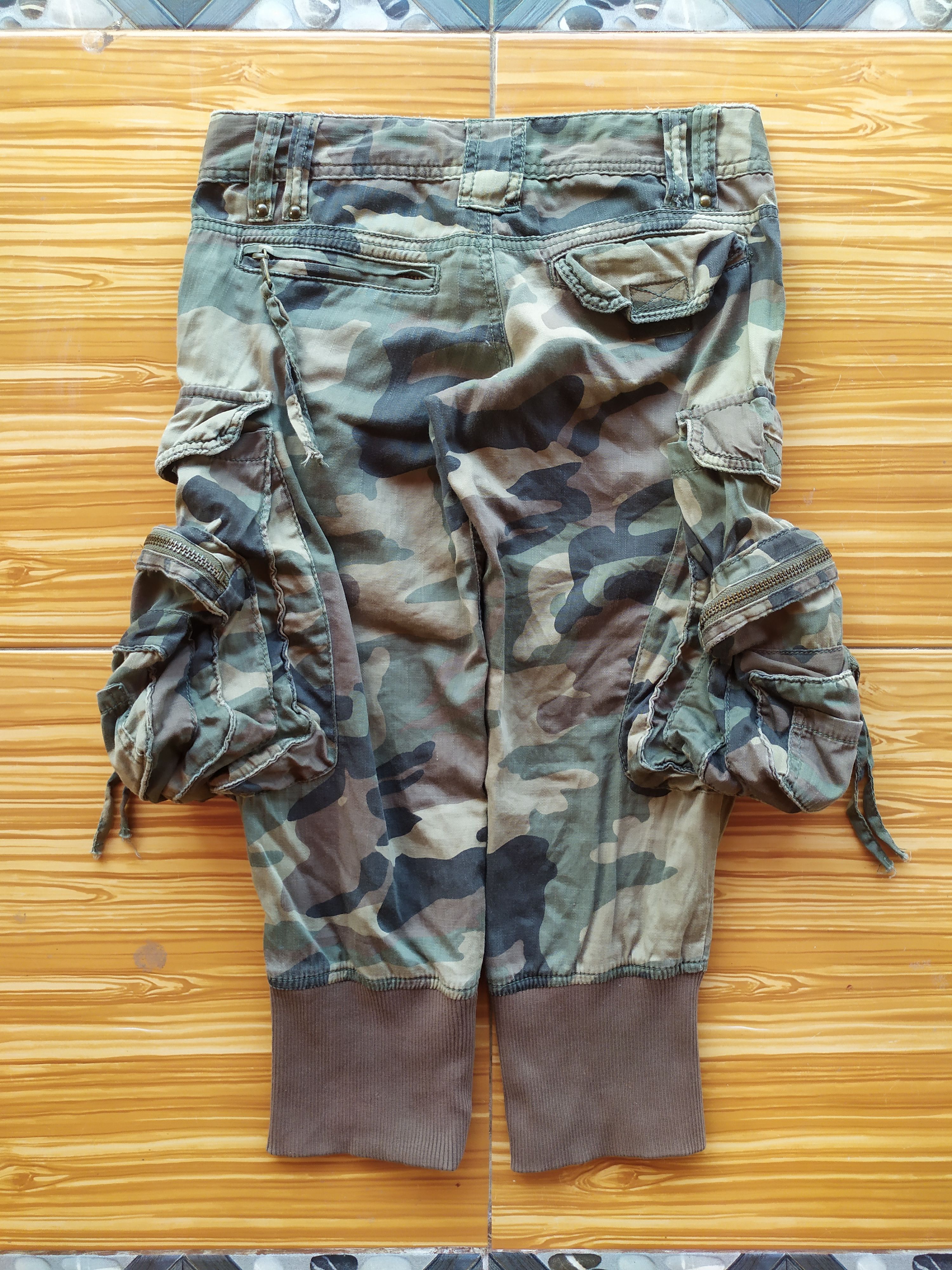 Japanese Brand × MOUSSY Moussy Camo multipocket Pants Size 24" / US 00 / IT 34 - 8 Thumbnail