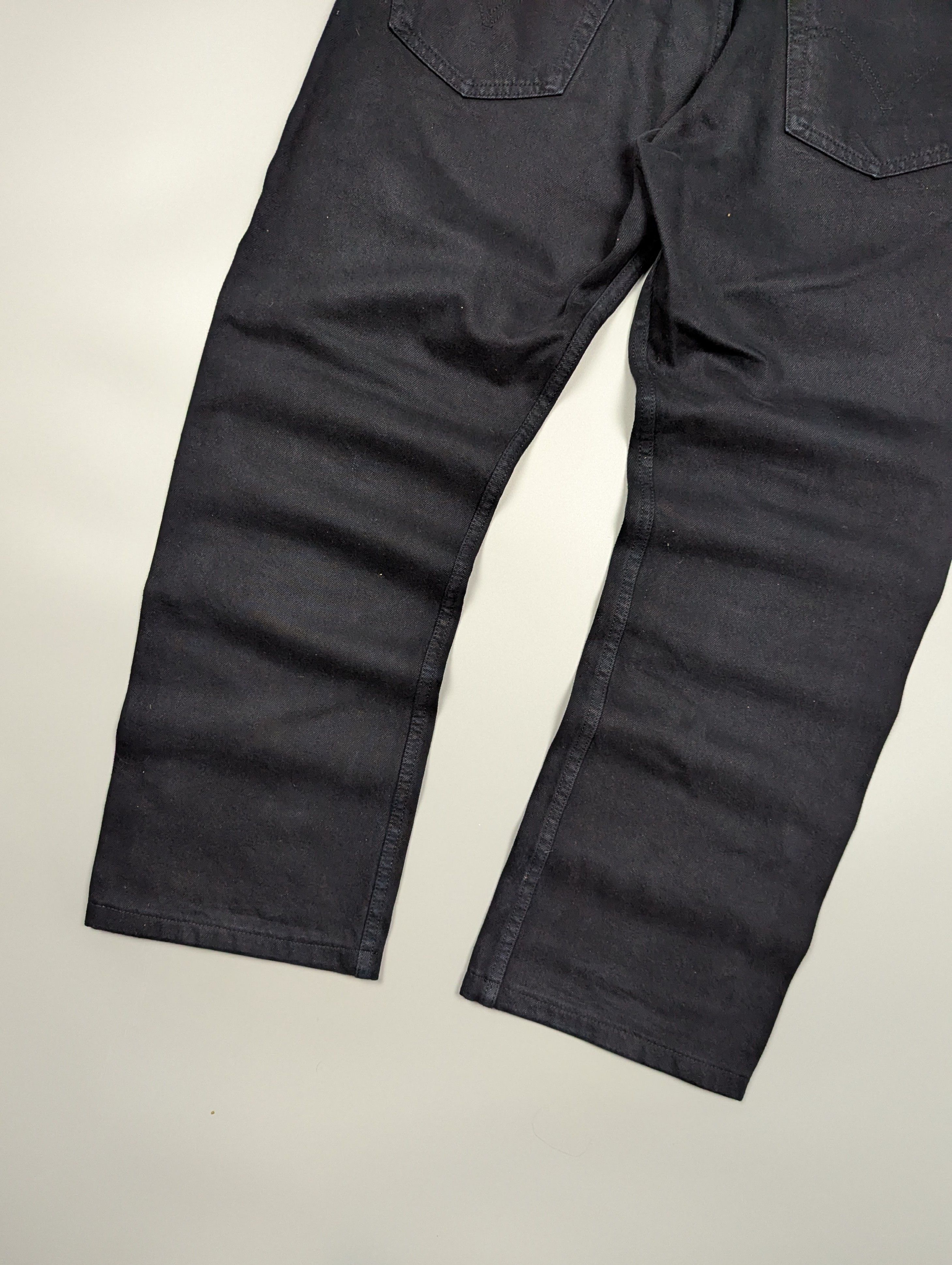 Levi's Levi's 501 Vintage Men's Black Straight Loose Fit Jeans Size US 33 - 9 Thumbnail
