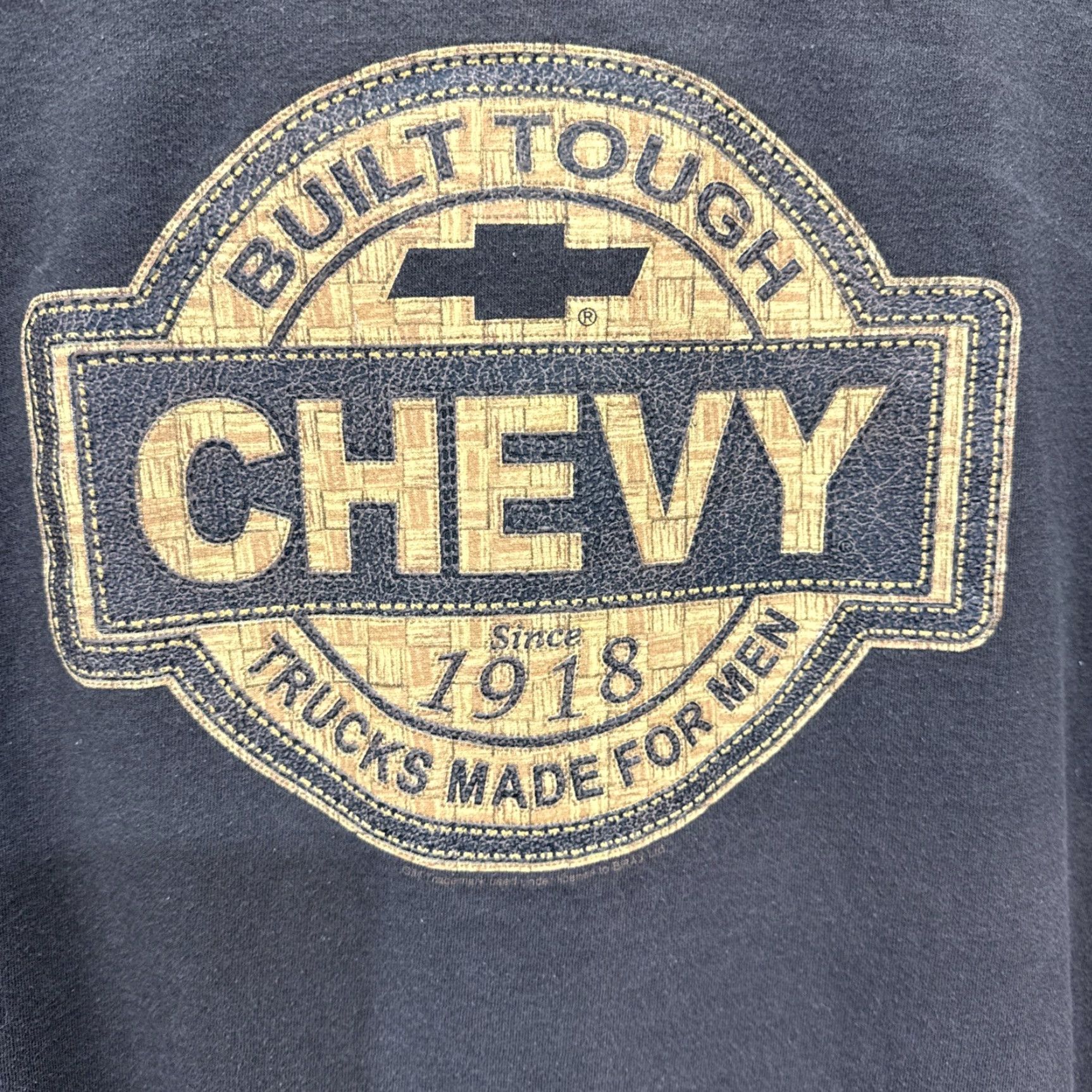 Delta VINTAGE Chevrolet T-Shirt Men 2XL Crew Neck Short Sleeve Brown Logo Retro 90s Size US XXL / EU 58 / 5 - 7 Thumbnail