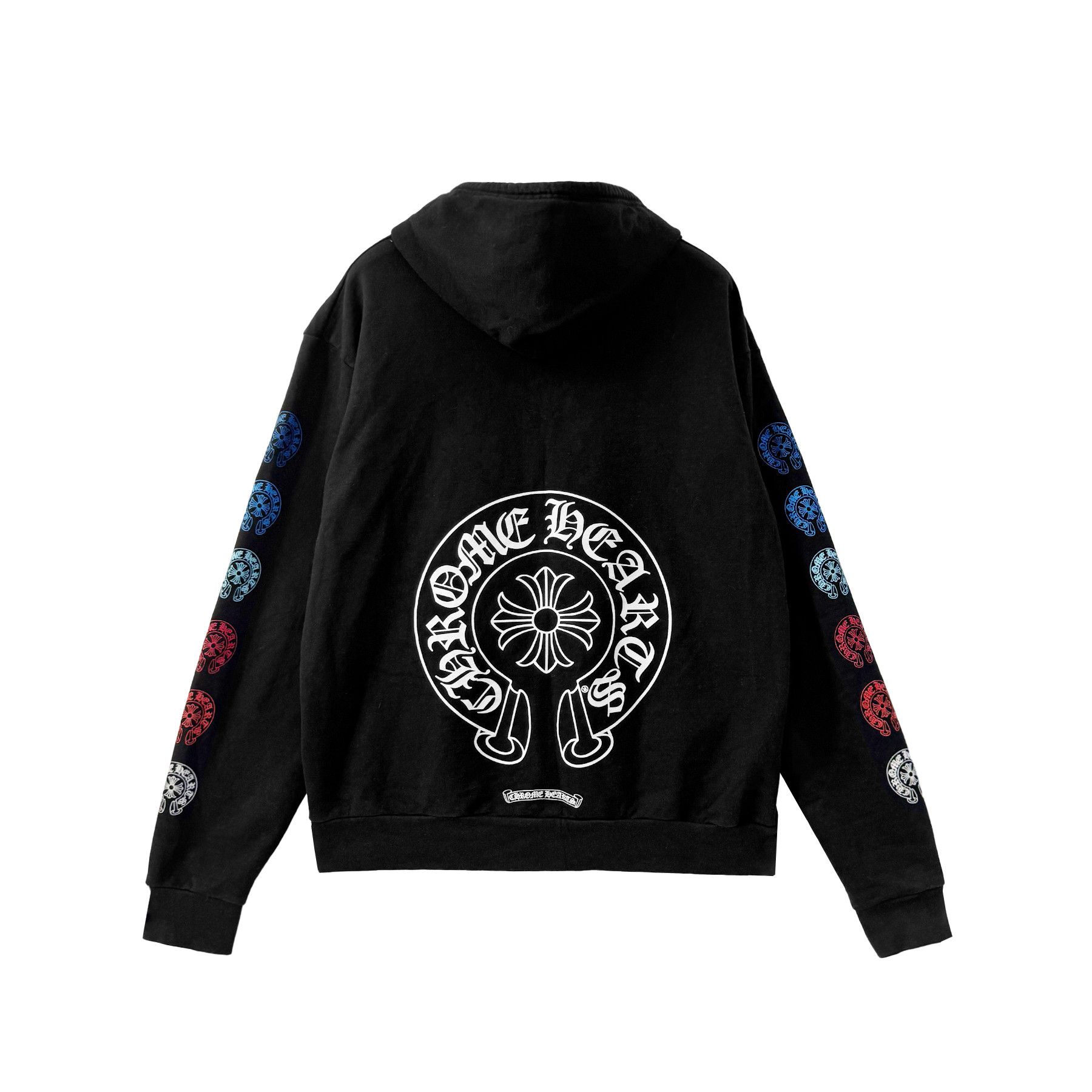 Chrome Hearts Chrome Hearts Multi Color Horseshoe Logo Zip Up Hoodie Size L / US 10 / IT 46 - 1 Thumbnail
