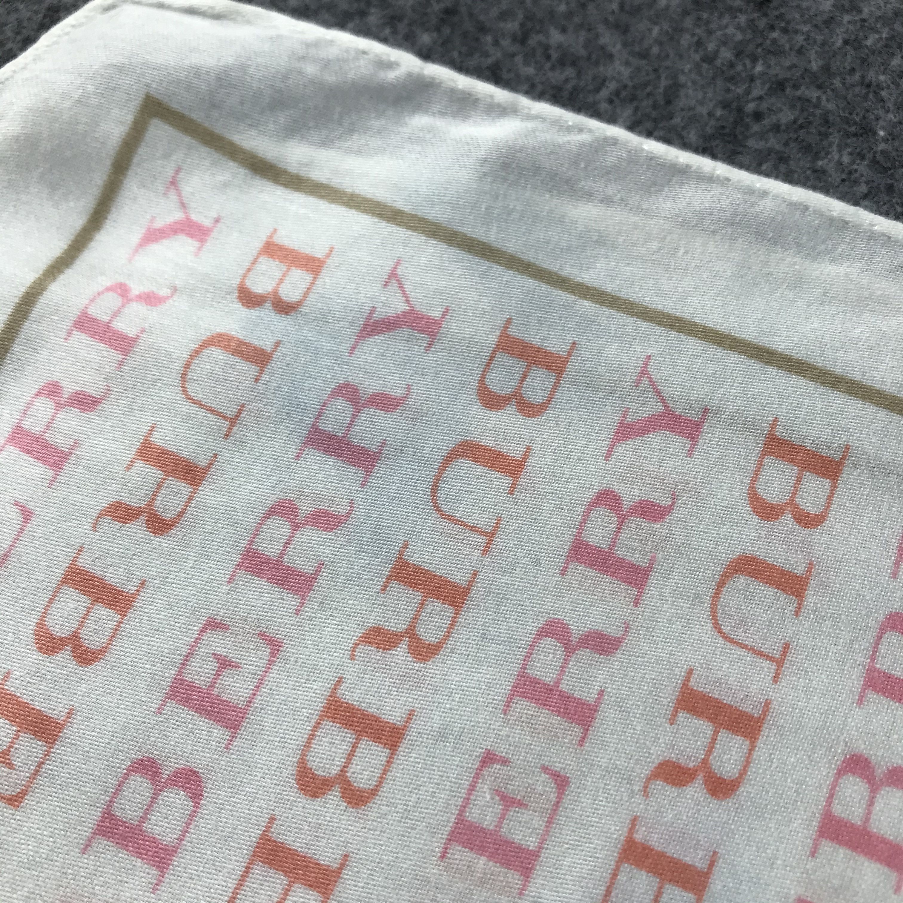 Burberry Burberry Handkerchief Neckerchief Bandana H338 Size ONE SIZE - 7 Thumbnail