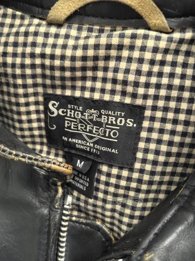 Schott Schott Classic coffee stand-up collar leather jacket Size US M / EU 48-50 / 2 - 6 Thumbnail
