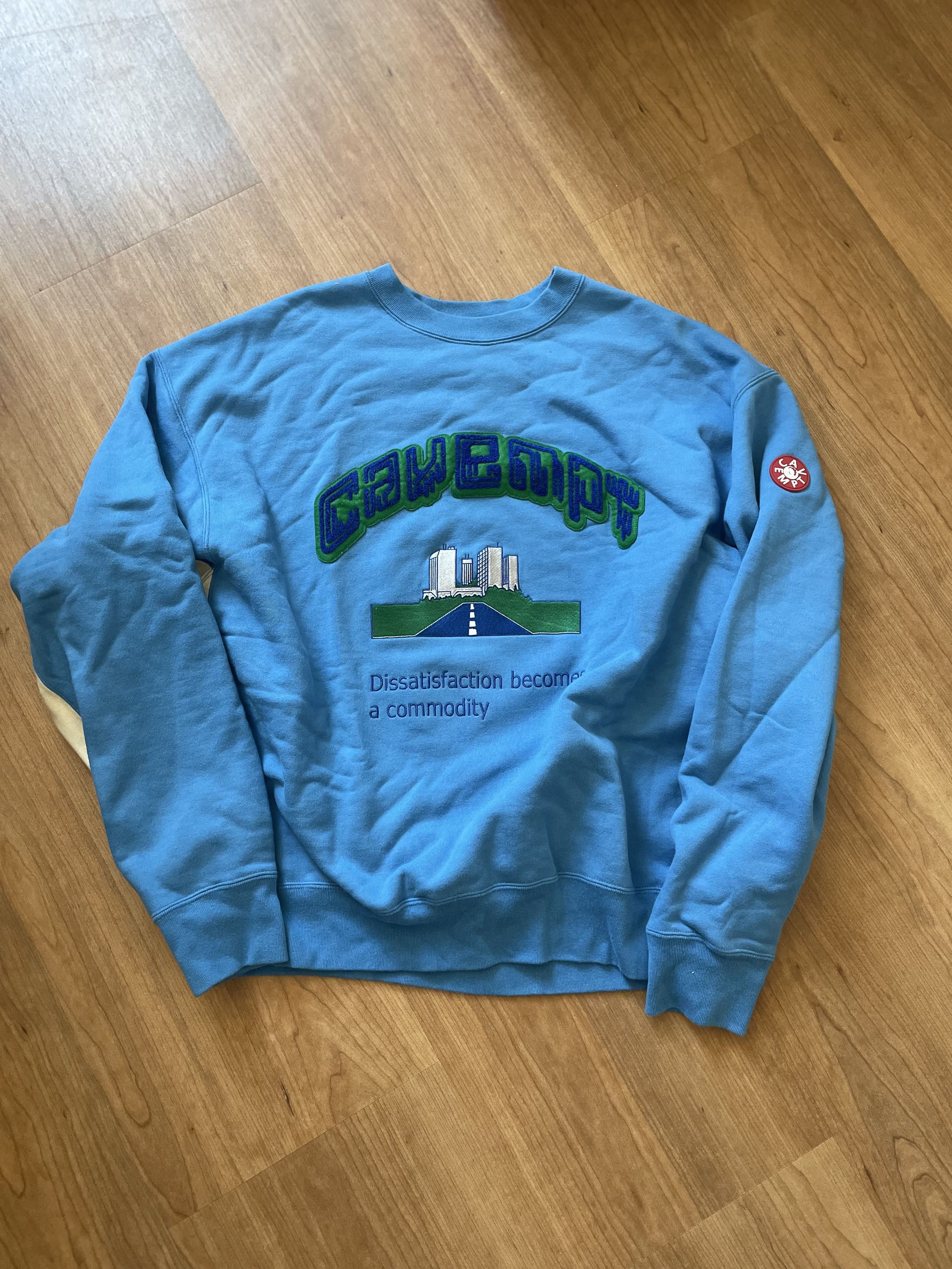 Cav Empt Overdye Double Face Crew Neck | Grailed