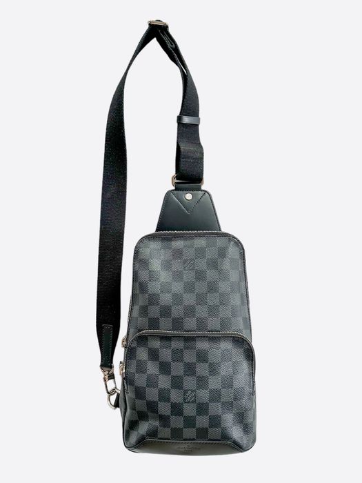 Louis Vuitton Avenue Slingbag, Grey, One Size