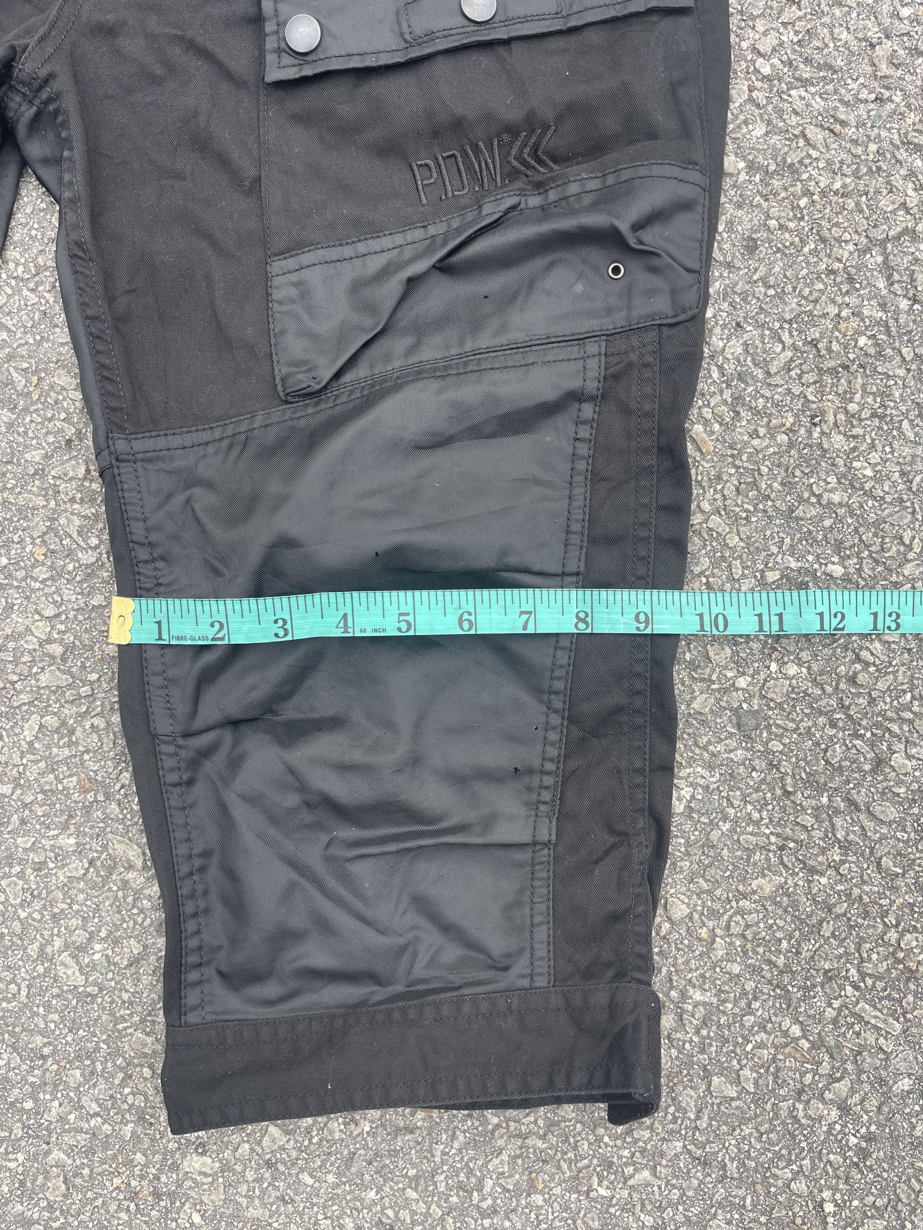 Le Grande Bleu (L.G.B.) Black Tactical Multipocket PDW Trousers Combat Size US 32 / EU 48 - 10 Thumbnail