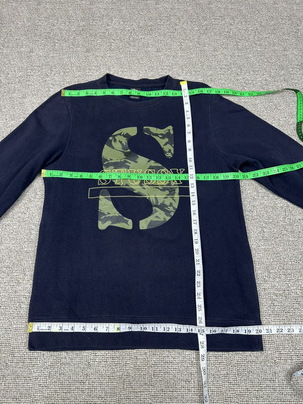 Stussy Stussy Camo Logo Crewneck Sweatshirt Z333 Size US M / EU 48-50 / 2 - 4 Thumbnail