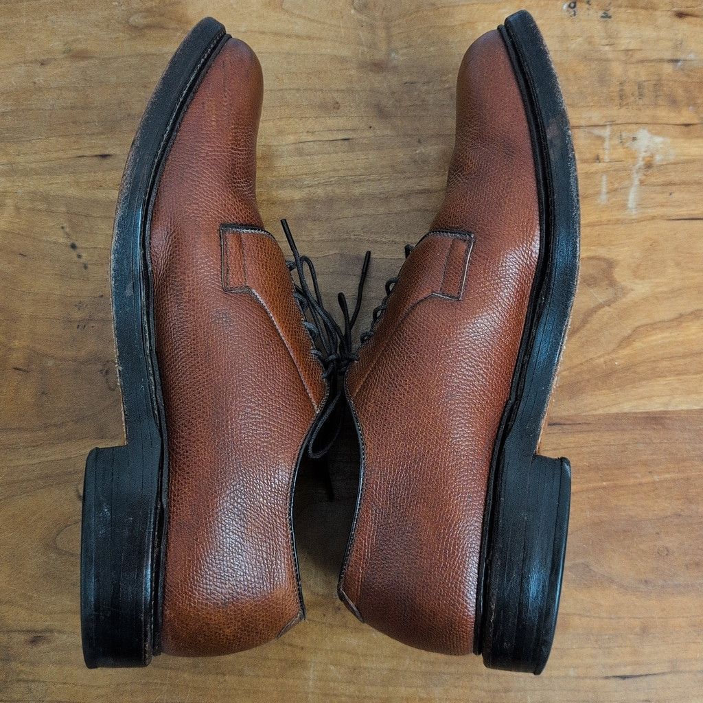 Allen Edmonds Allen Edmonds Leeds Brown Pebbled Leather Derby 8.5C Size US 8.5 / EU 41-42 - 5 Thumbnail