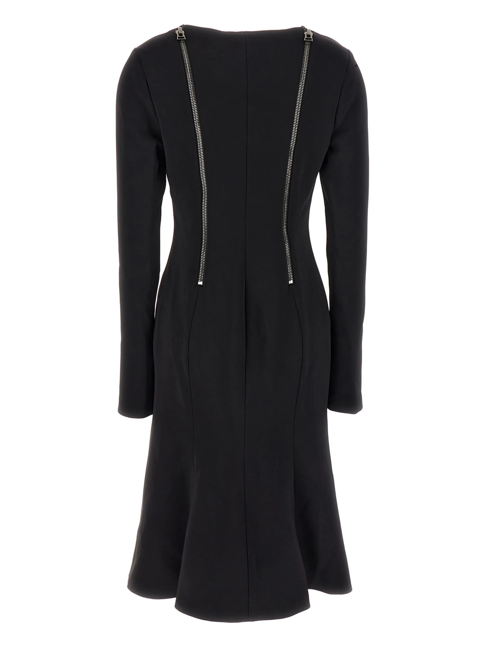 Tom Ford o1w1db10225 AB3229 Midi Dress in Black Size XS / US 0-2 / IT 36-38 - 2 Thumbnail