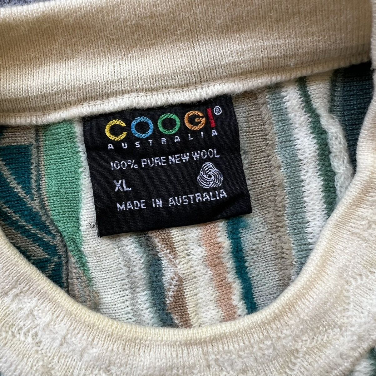 Coogi × Vintage Crazy Vintage Coogi 3D Cable Knit Sweater Size US XL / EU 56 / 4 - 3 Thumbnail