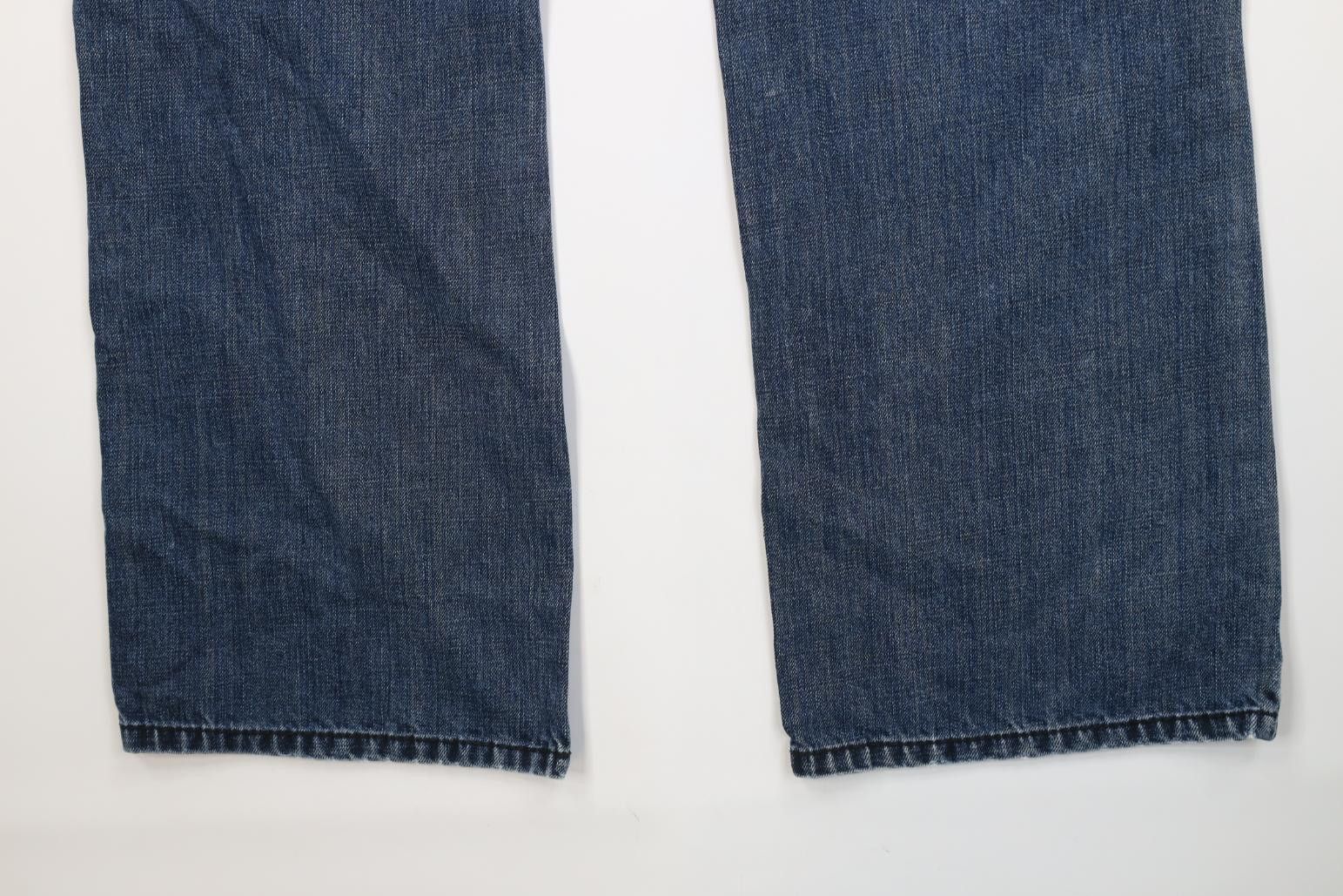 Express Vintage Y2K Express X2 Rise Boot Cut Wide Leg Denim Jeans Size US 36 / EU 52 - 16 Thumbnail