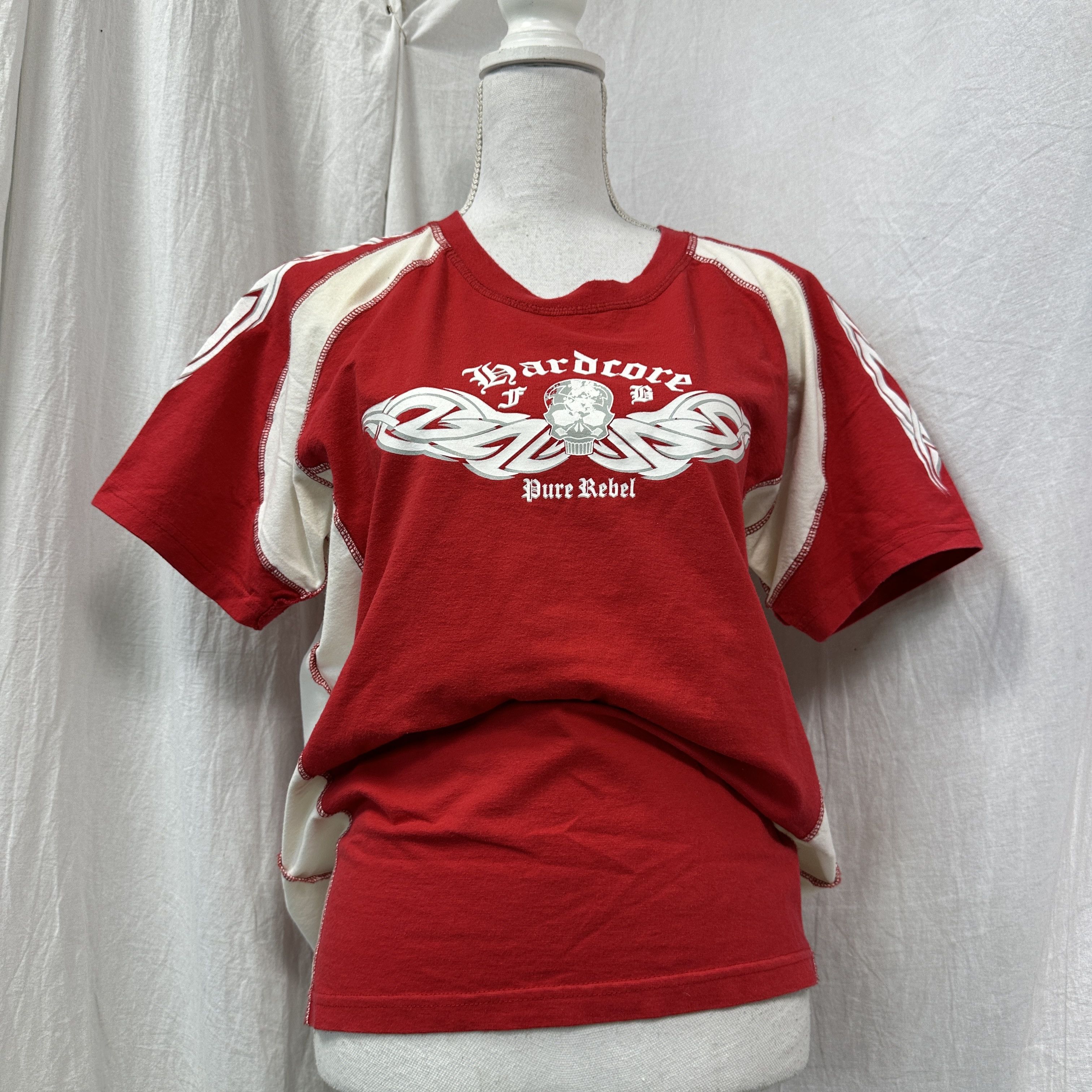 Vintage Vintage Casual Streetwear Tribal Skull Printed T-shirt 00s Size US M / EU 48-50 / 2 - 1 Thumbnail
